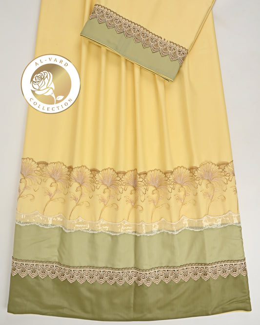 Mango Yellow Rida With Smart Lace & Green Shade Panel
