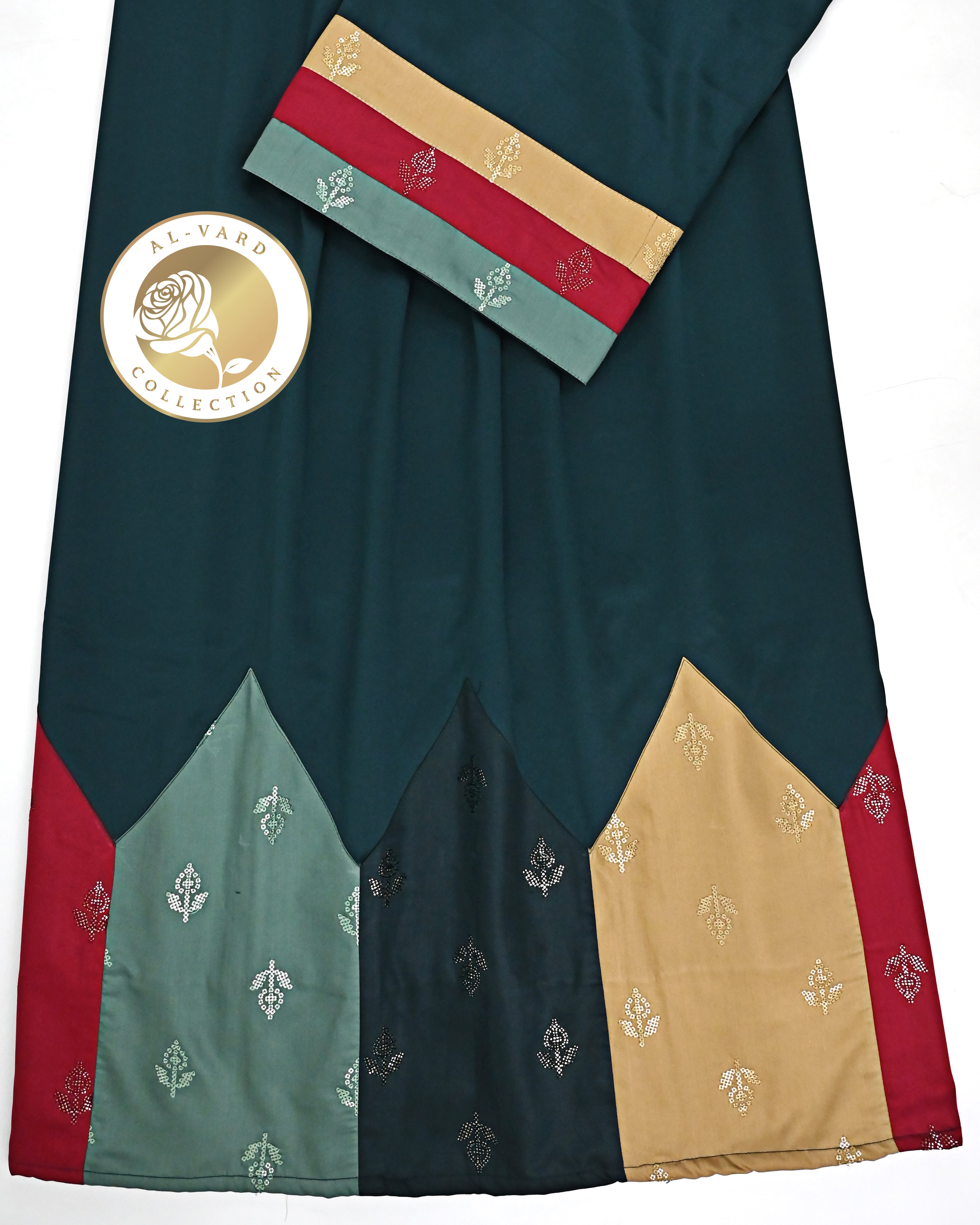 Bottle Green Rida With Smart Booties Panel & Smart Pattern