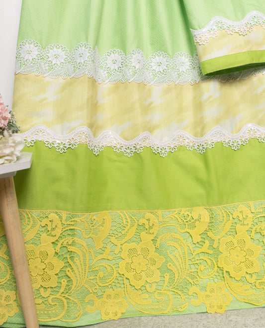 Celery Green Rida With Smart Panel & Smart Yellow & White Lacing