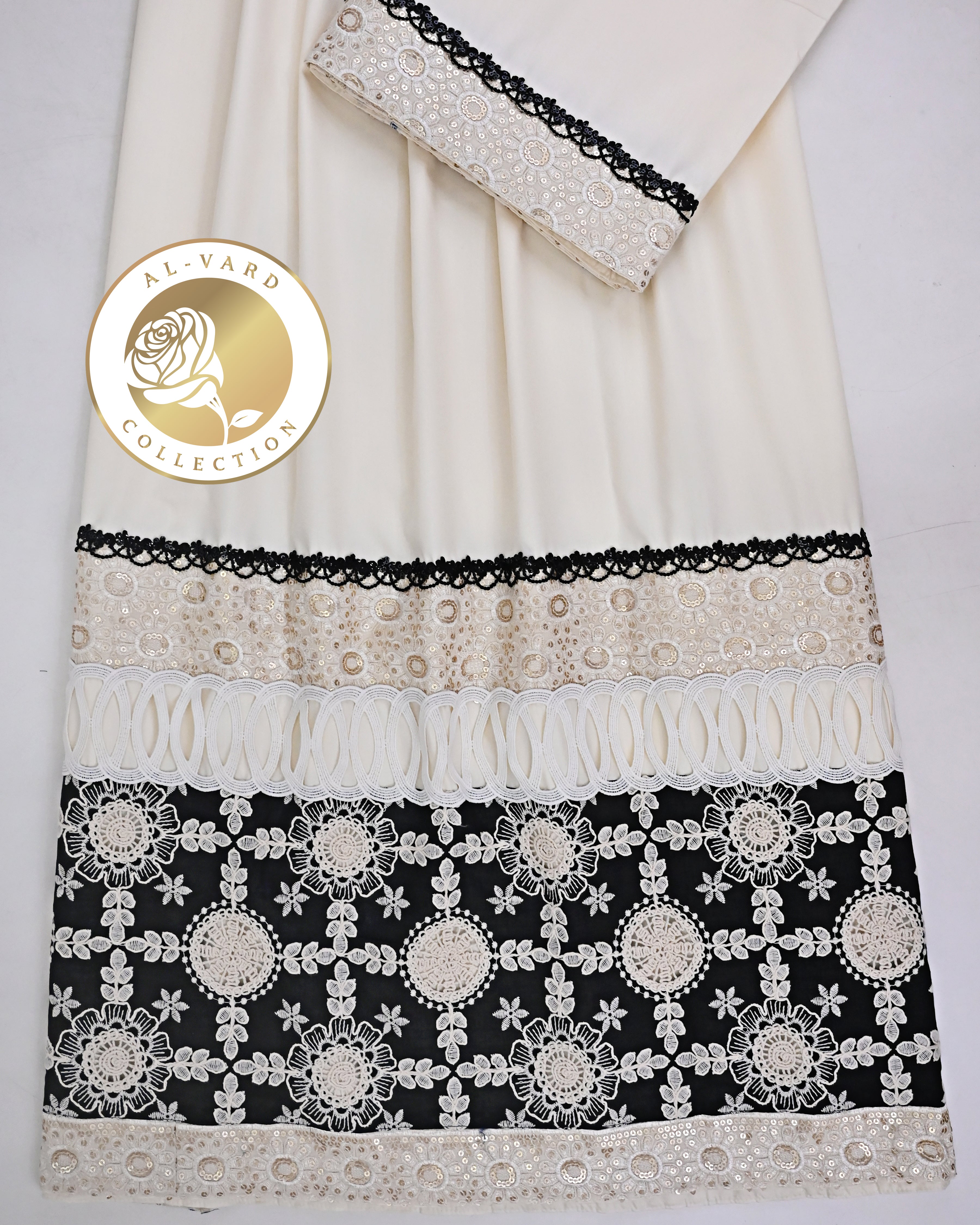 Off White Rida With Smart Design Panel & Smart Fancy Look-1950/-