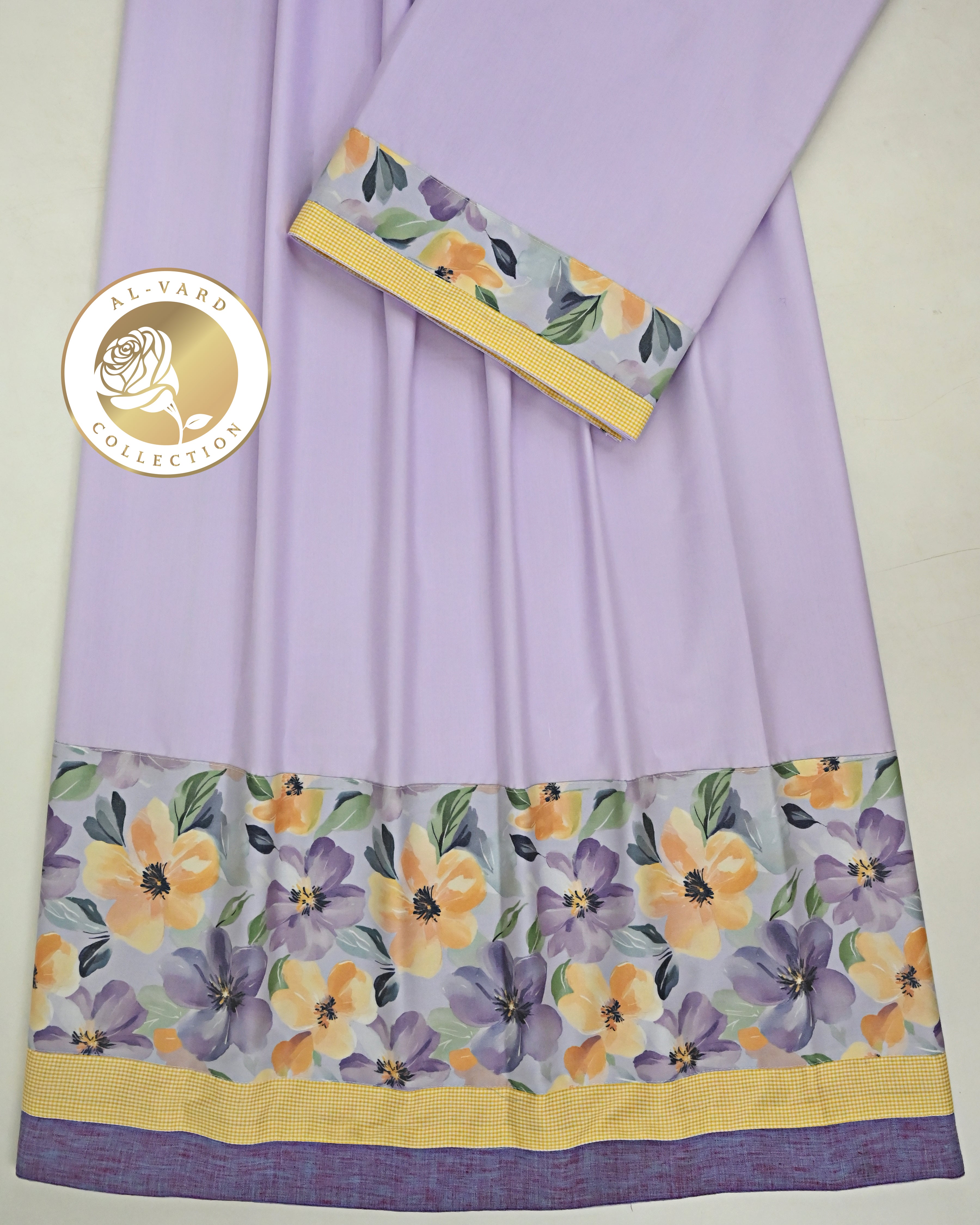 Lilac Rida With Smart Floral Panel & Smart Look-1050/-