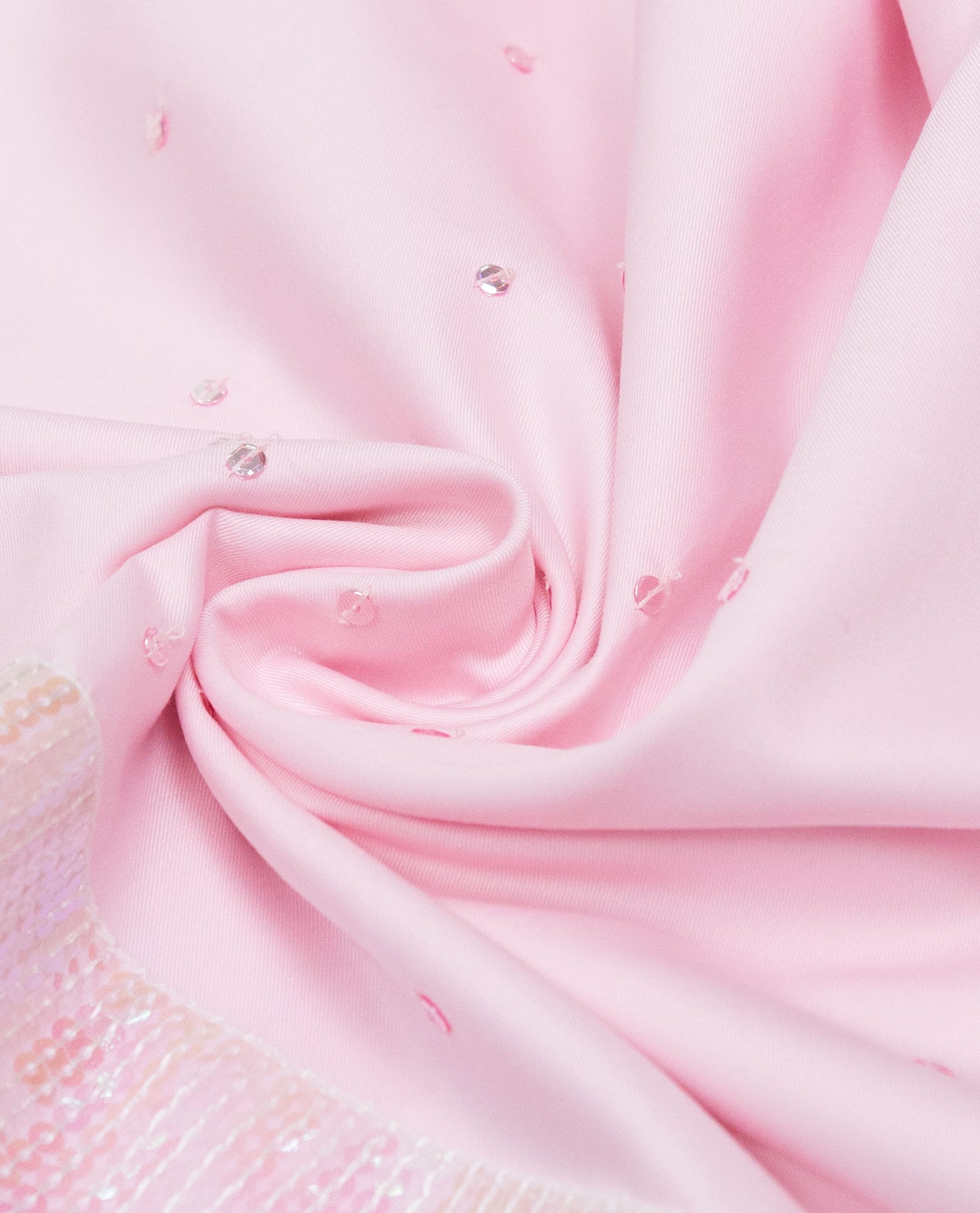 Baby Pink Rida With Heavy Look Lace Peice & Sequence Lace