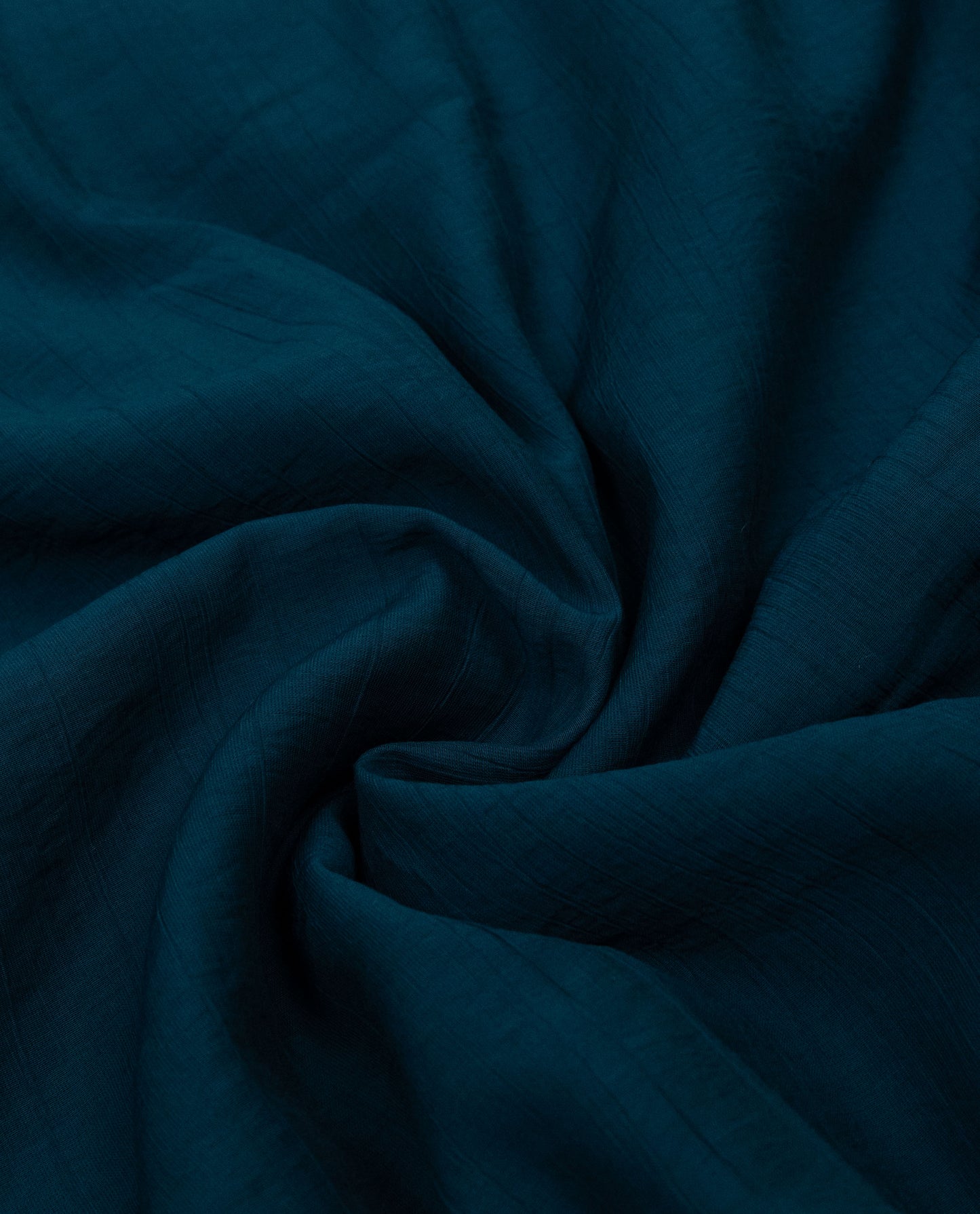 Dark Peacock Blue Abaya Rida With Dark Panel & Smart Floral Imported Lace