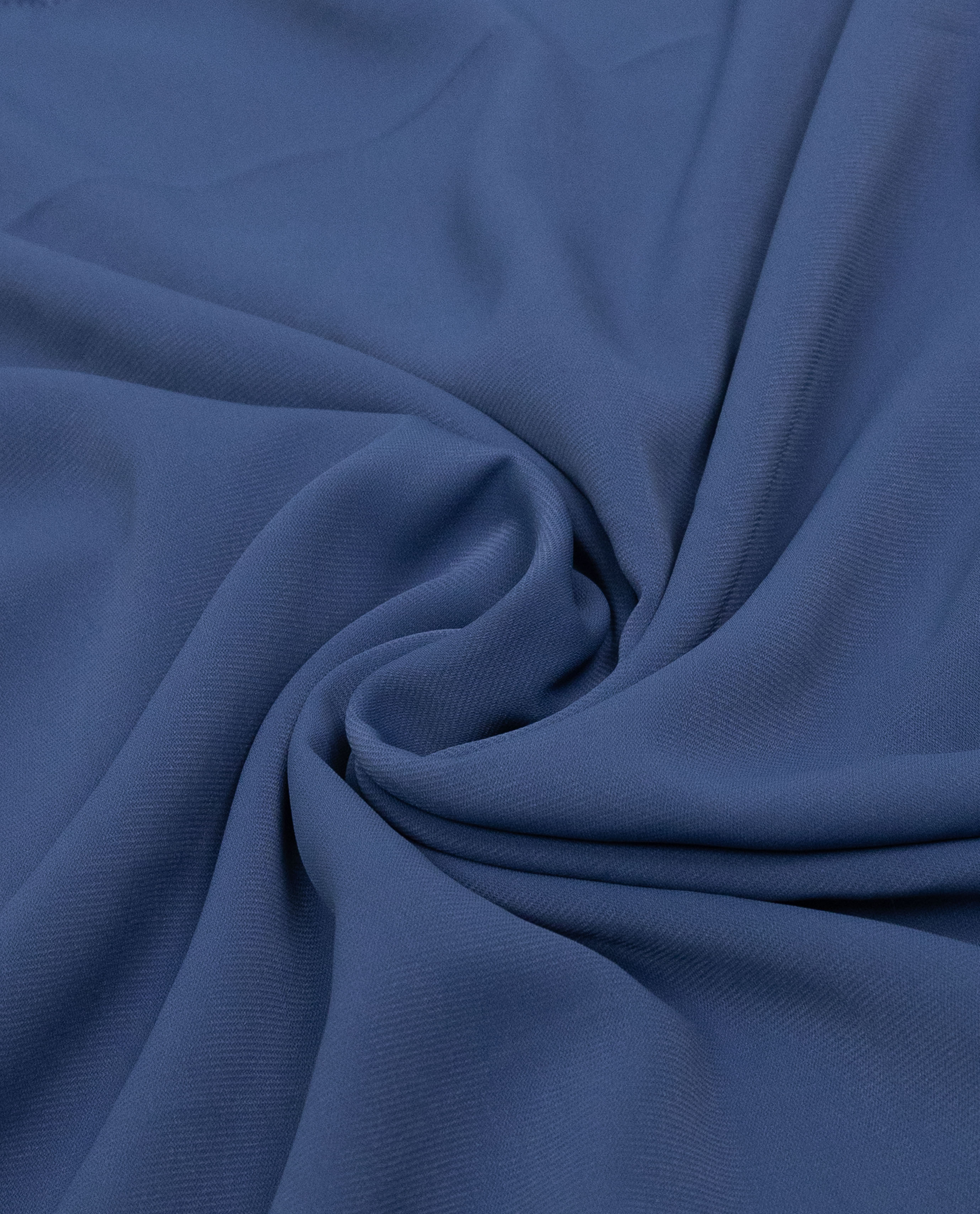 Dusty Blue Abaya Rida With Smart Dark Plum Abaya Panel & Smart Lace