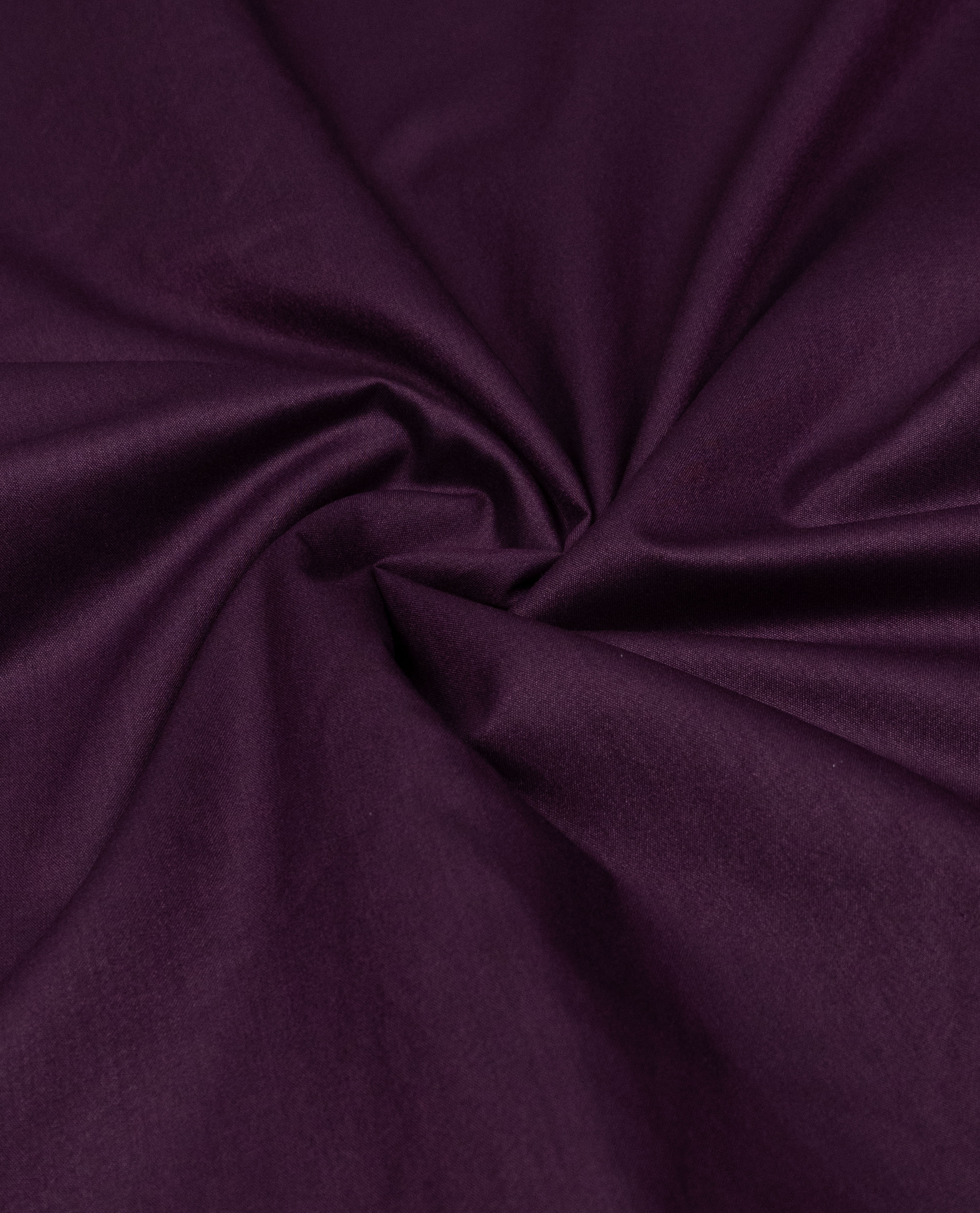 Dark Magenta Rida With Smart Dark Lace & Floral Printed Panel