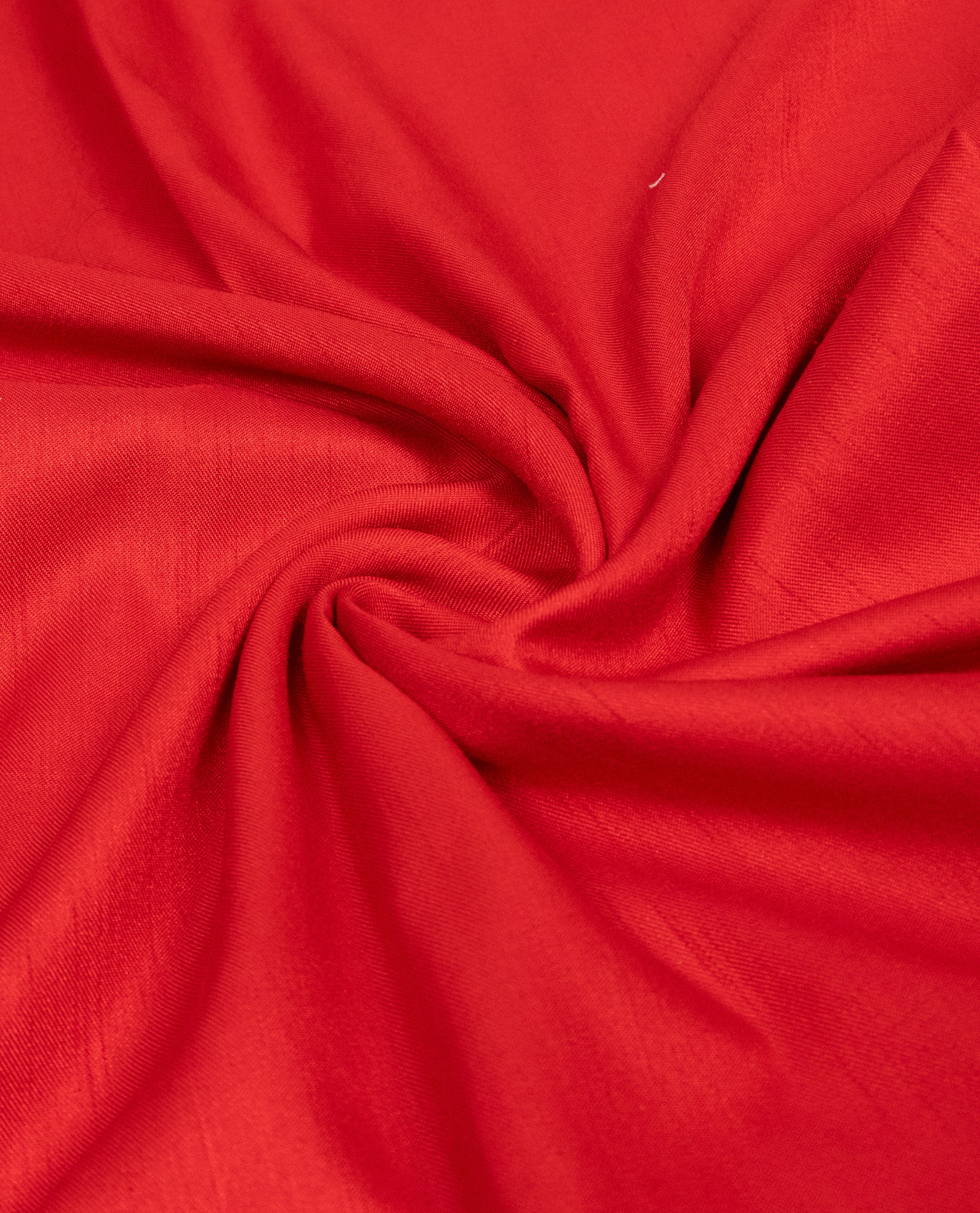 Blood Red Rida With Heavy Look Golden Lace & Heavy Look Panel
