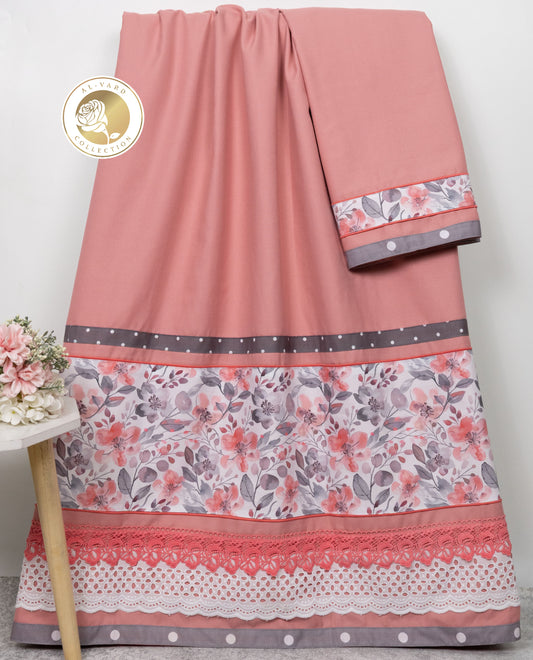 Dusty Rose Rida With Smart Floral Panel & Smart Lacing
