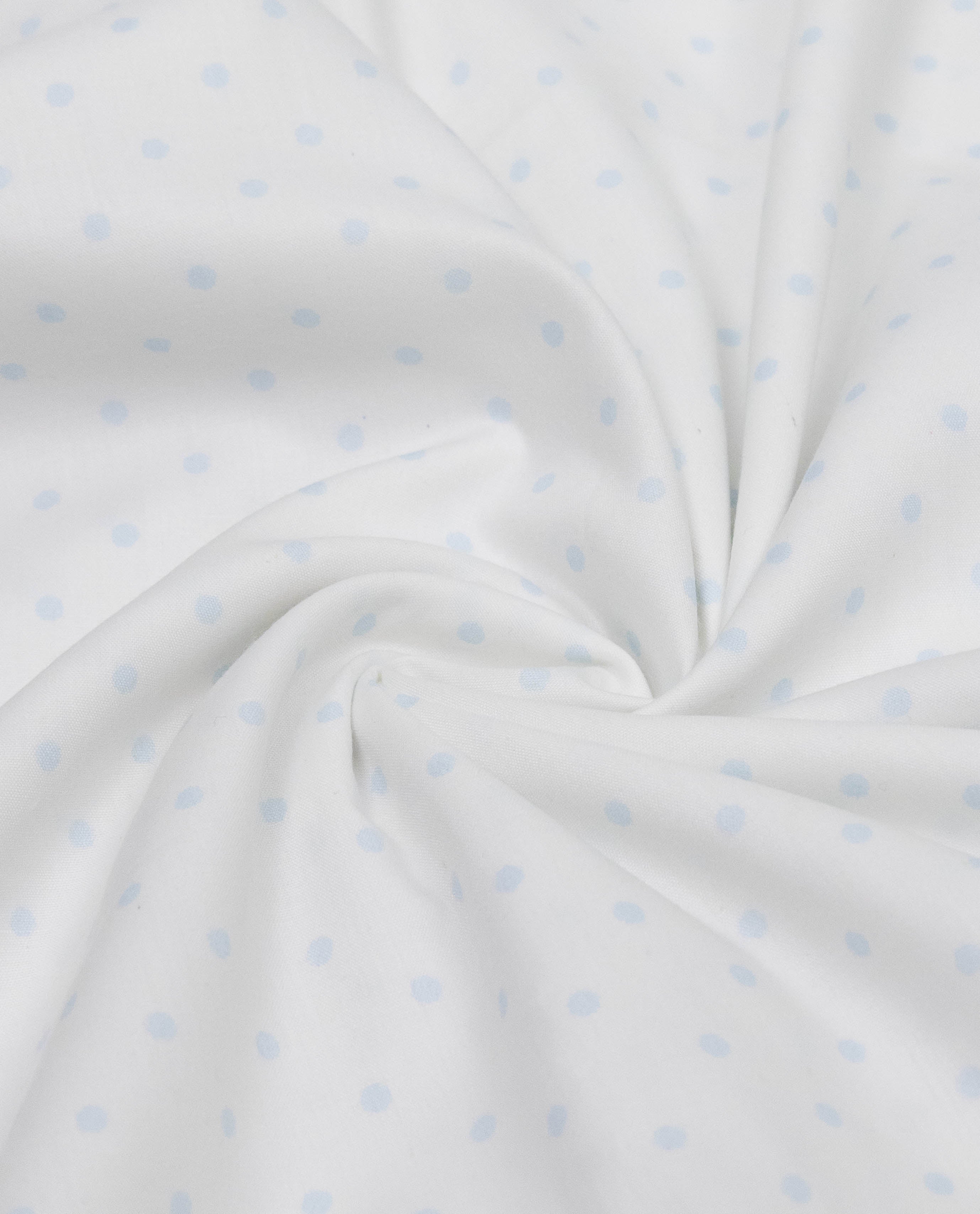 White Self Dots Rida With Smart Floral Lace & Floral Applique Bunch Aari TouchUp