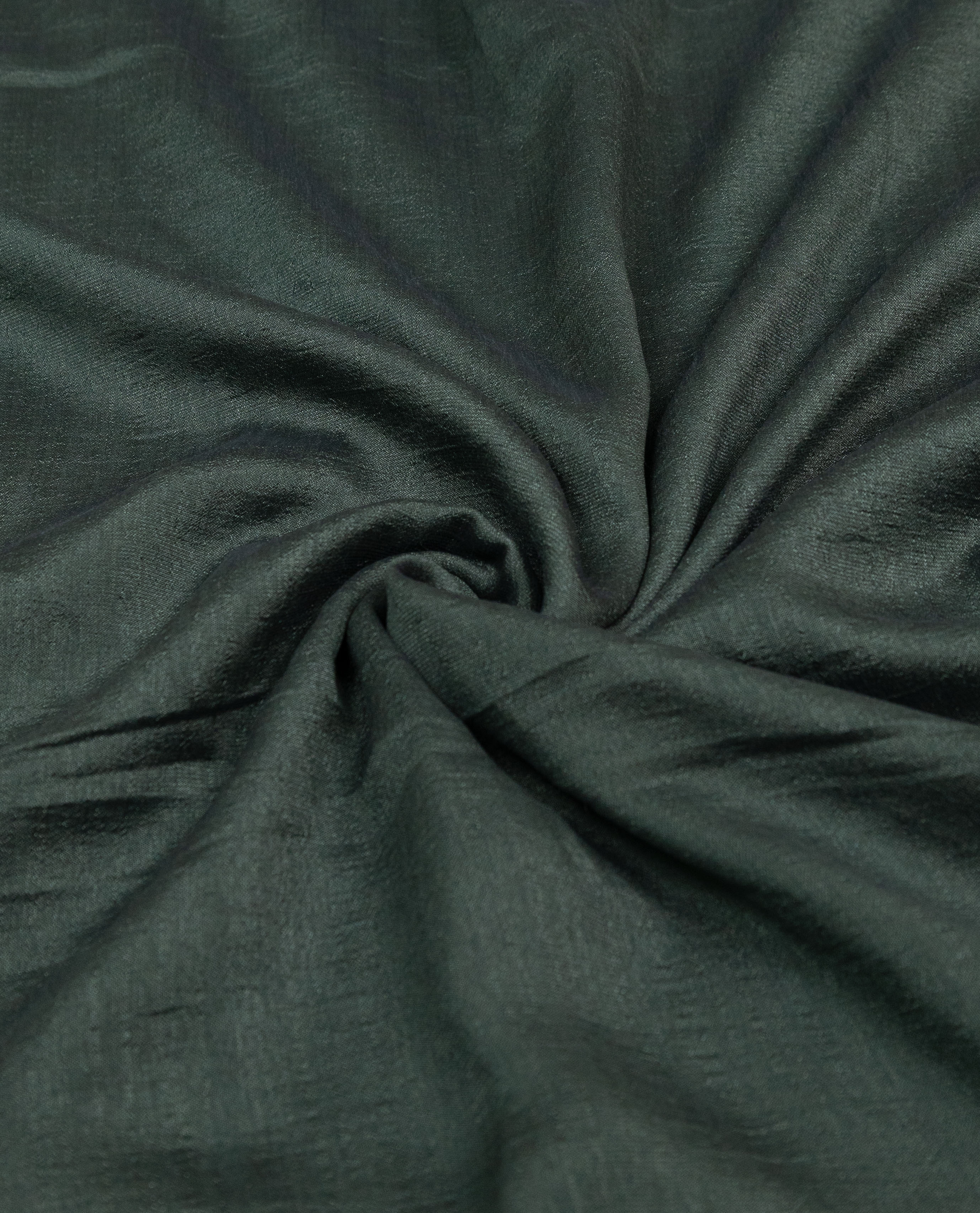 Dark Forest Green Sage Green Pattern Rida 90 Grm Silk With Smart Floral Border