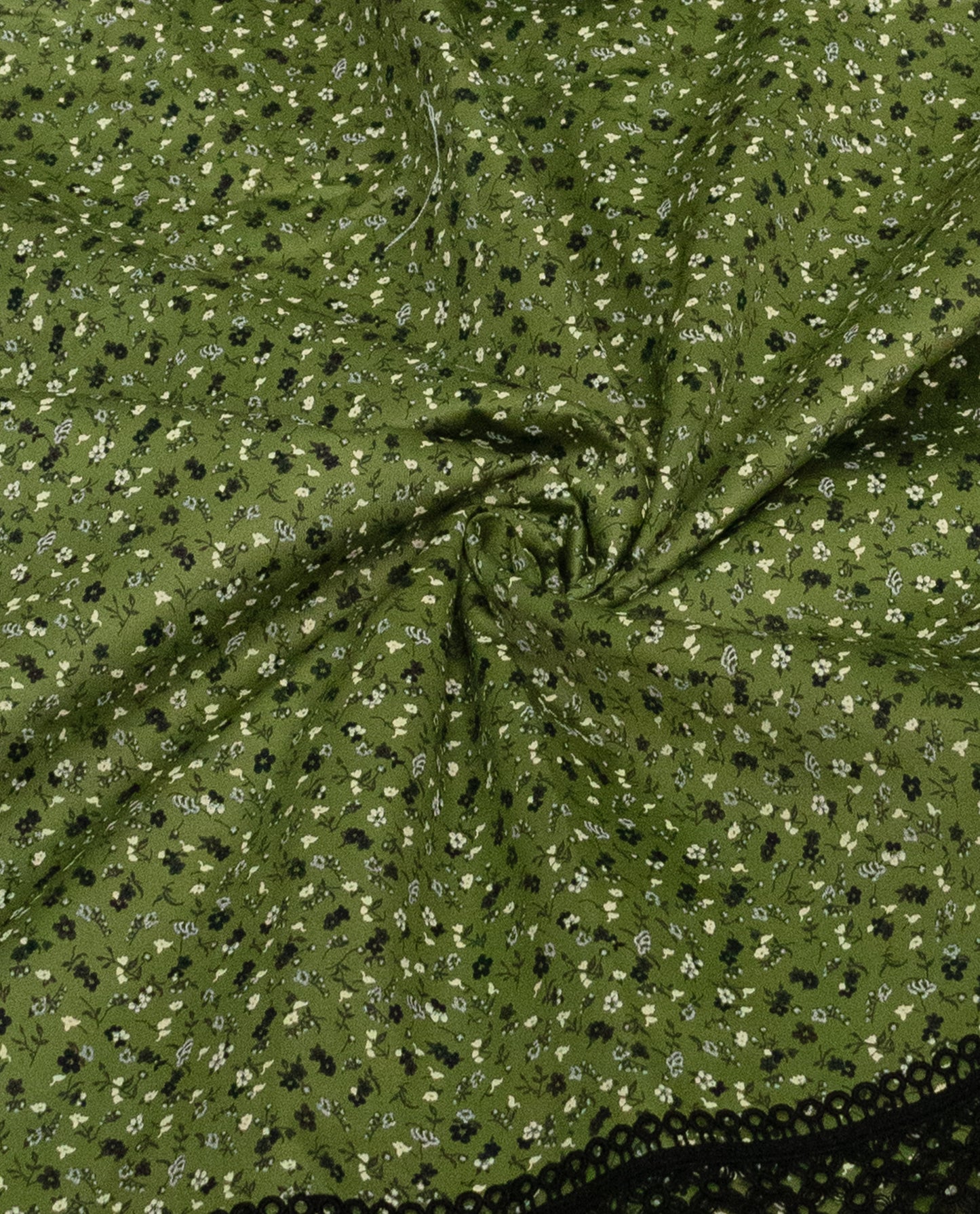 Dark Green Printed Rida With Smart Black Lacing