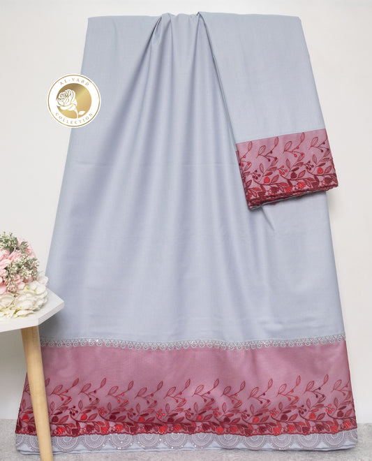 Light Grey Rida With Smart Grey & Red Lacing