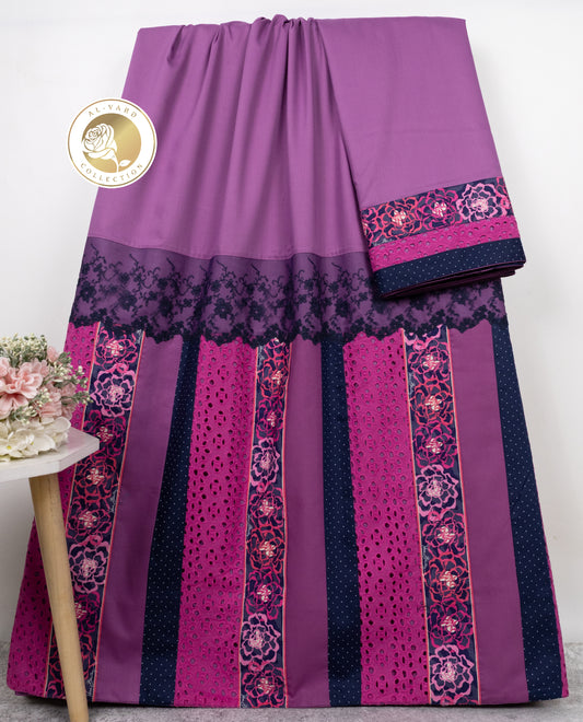 Purple Rida With Smart Vera Bradley Pattern & Smart Lace