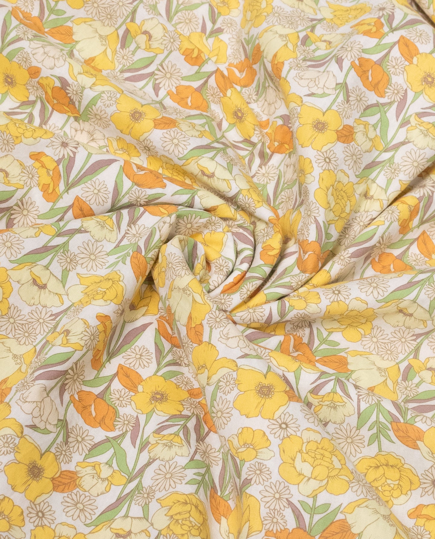Printed Floral Rida With Smart Lining Panel Lace & Floral Work