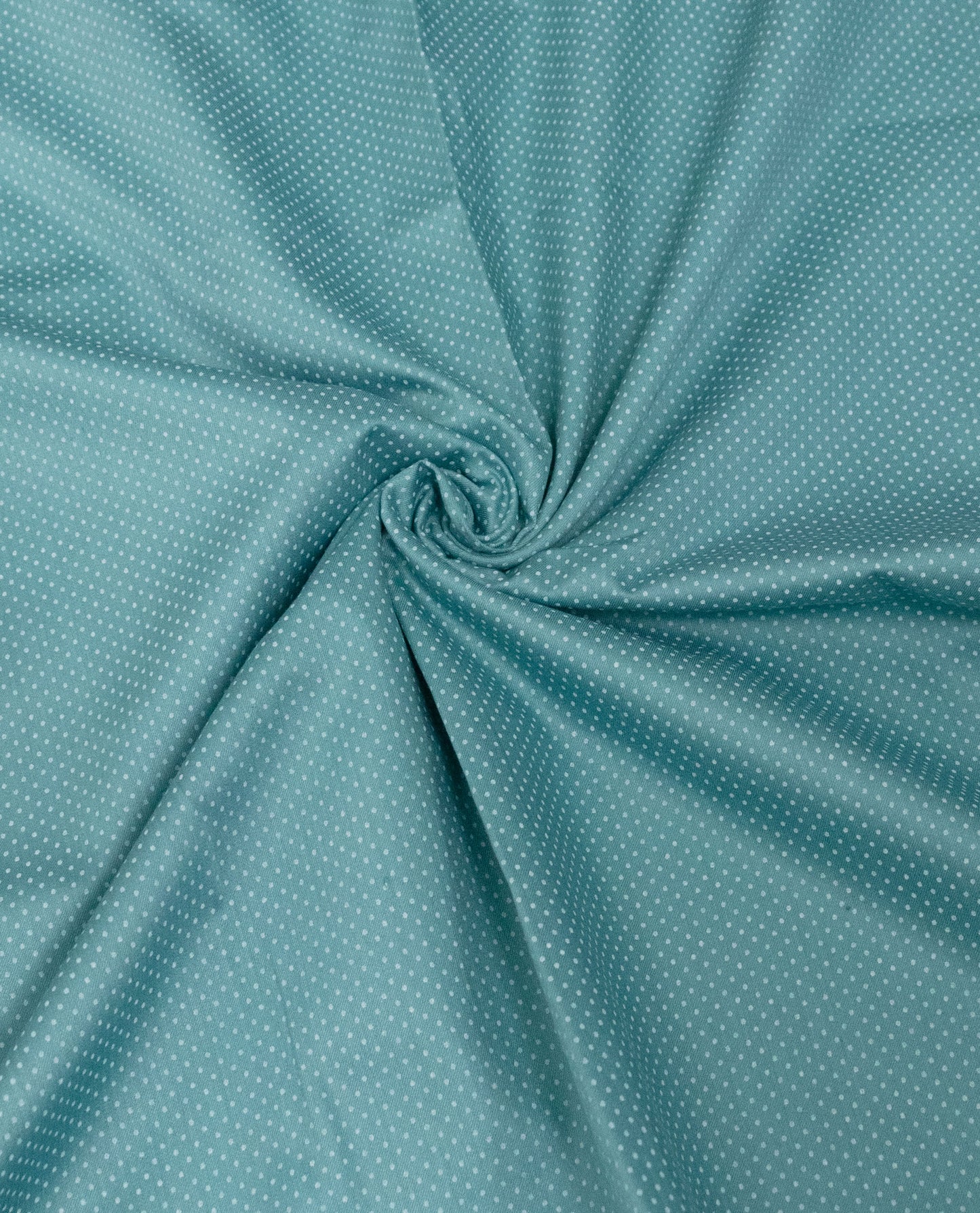 Teal Blue Rida With Smart Floral Panel & Lace