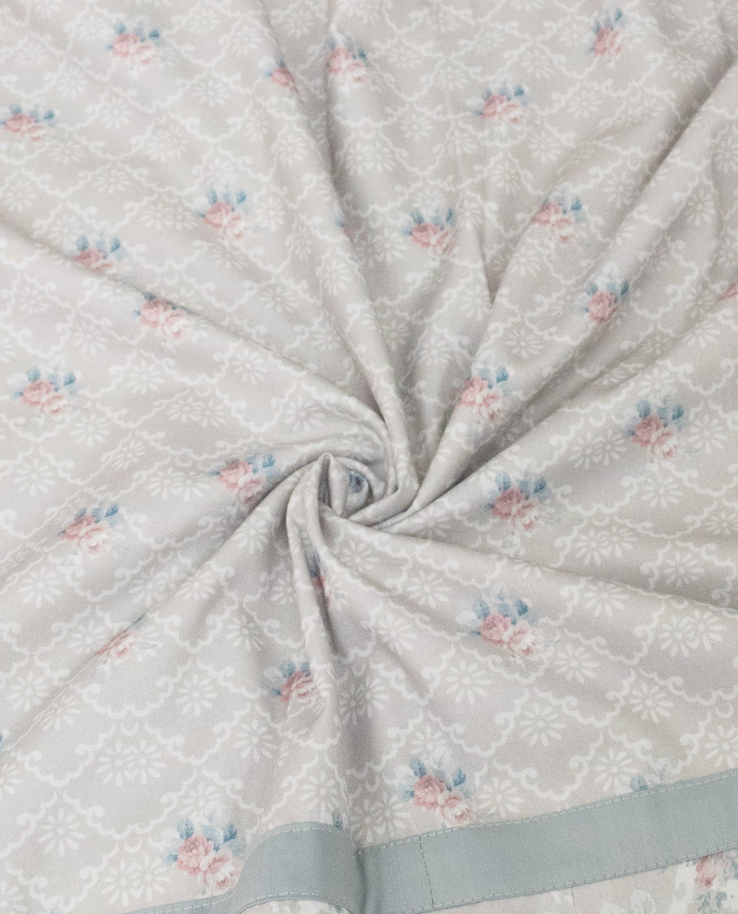 Dark Grey Printed Rida With Printed Panel