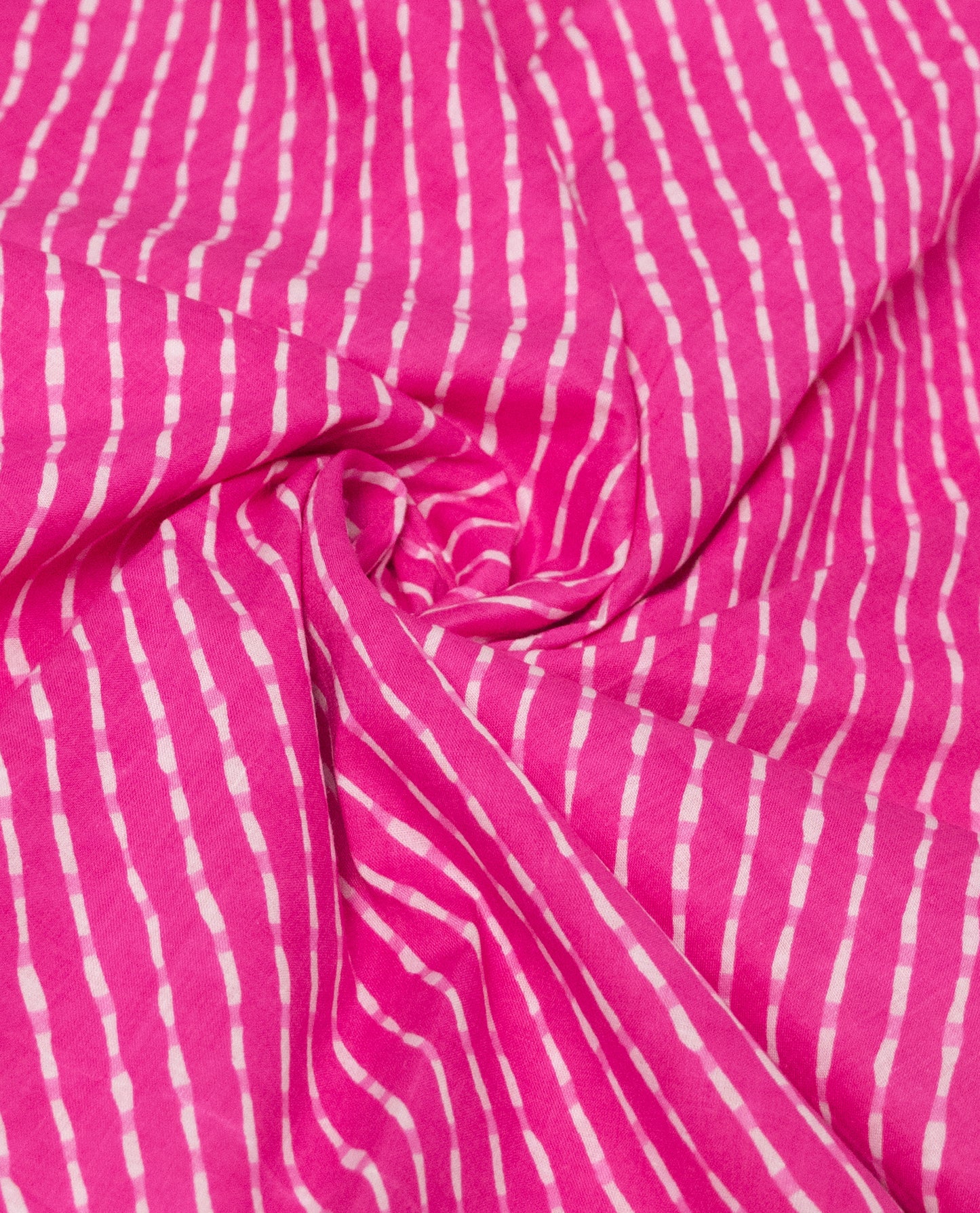 Magenta White Stripes Batik Rida With Smart Lace & Dark Batik Panel