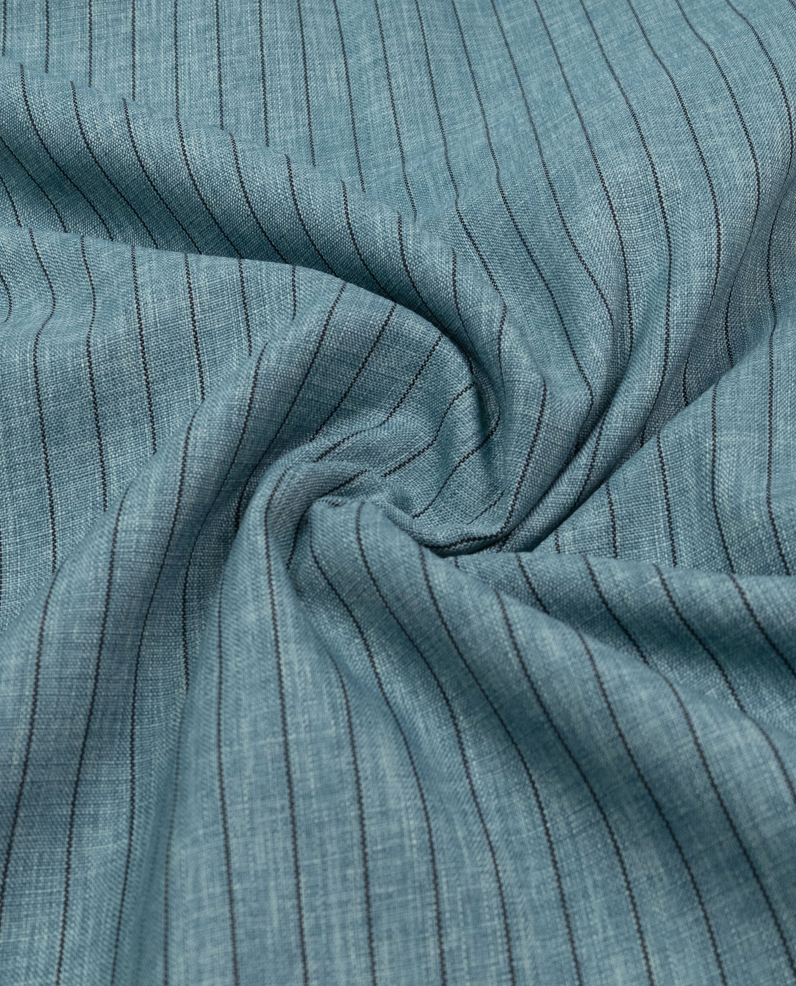 Teal Blue Black Stripes Ohbat Rida With Smart Black Patti