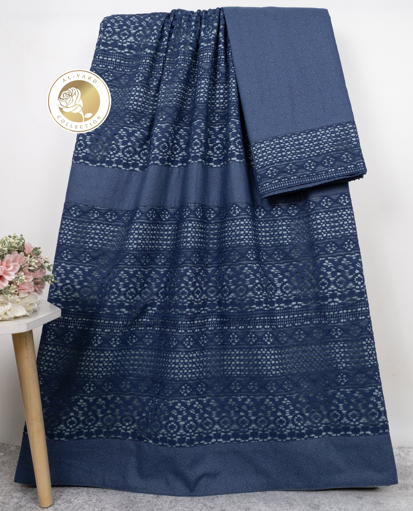 Denim Blue Rida With Smart Full Lacing & Smart Print Panel