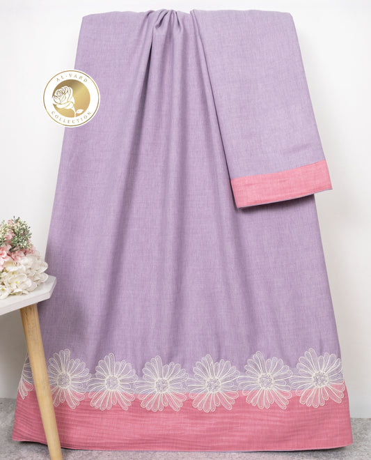 Lavender Rida With Small Panel & Smart Floral Lacing