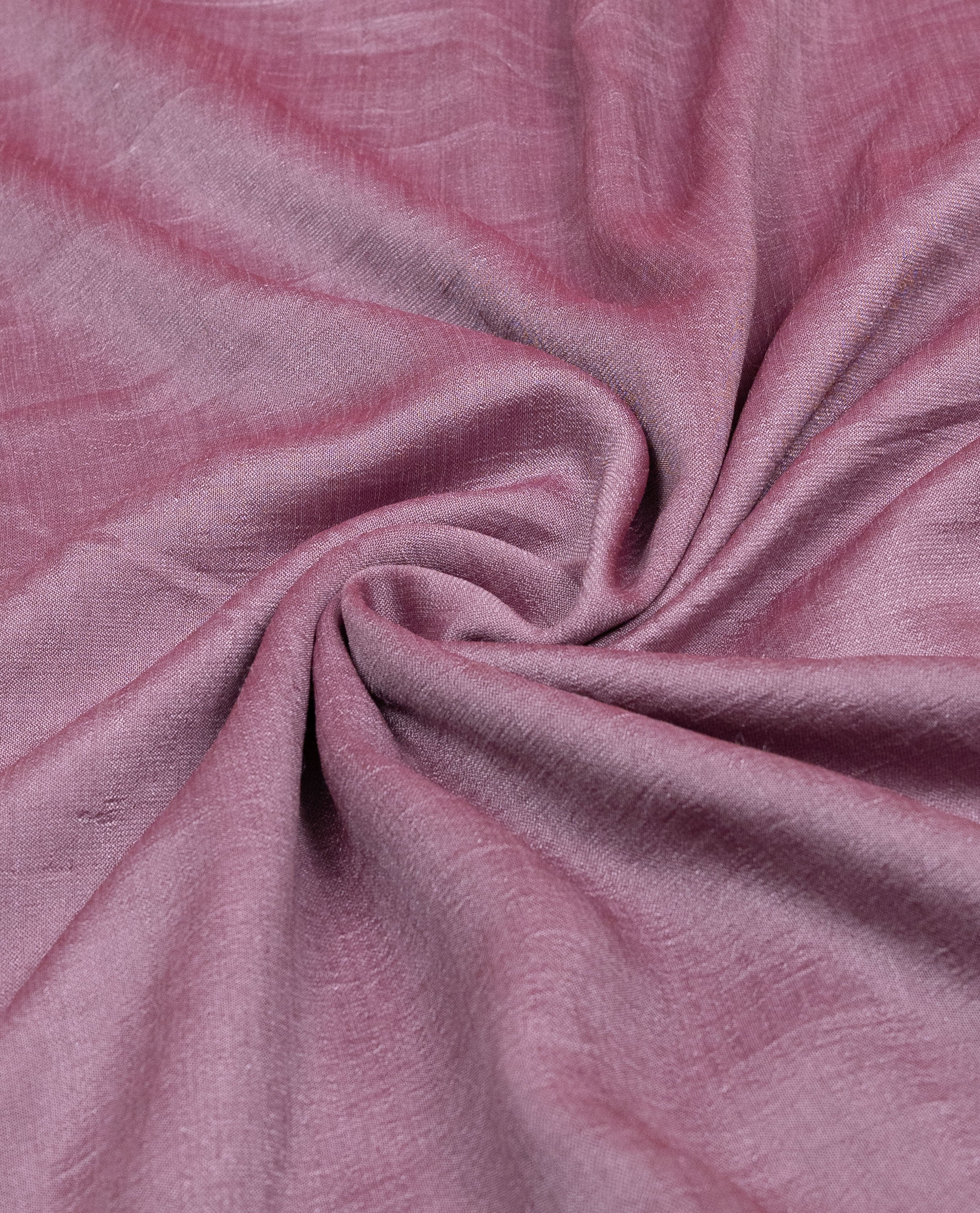 Dark Plum Mauve 90 grm Silk Rida With Smart Pattern & Embroidery Border Work