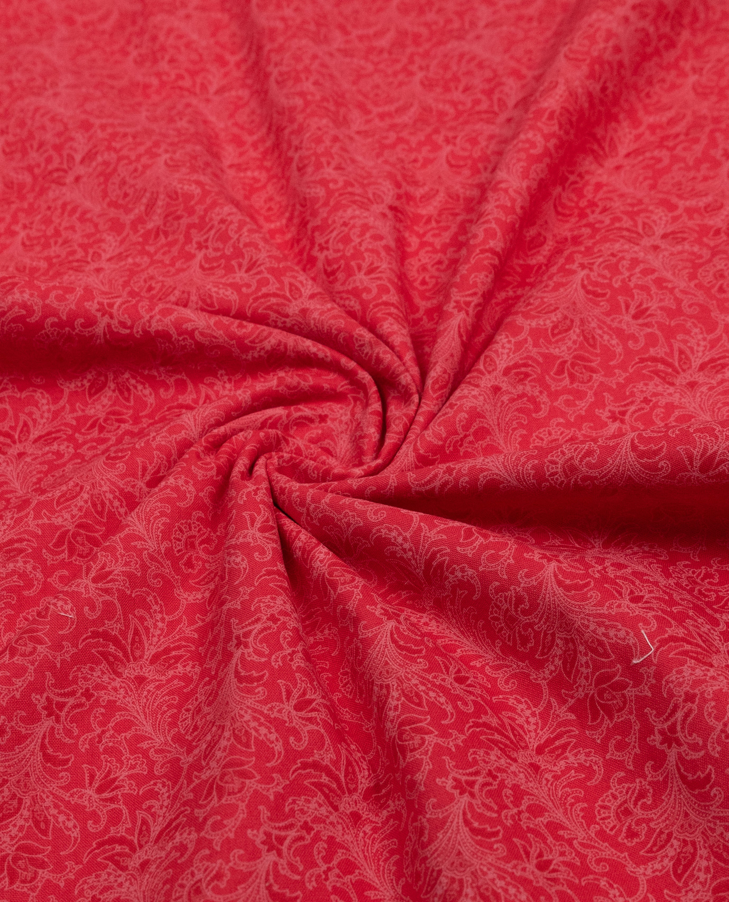Vermillion Red Rida With Smart Floral Pattern & Smart Panel Lacing