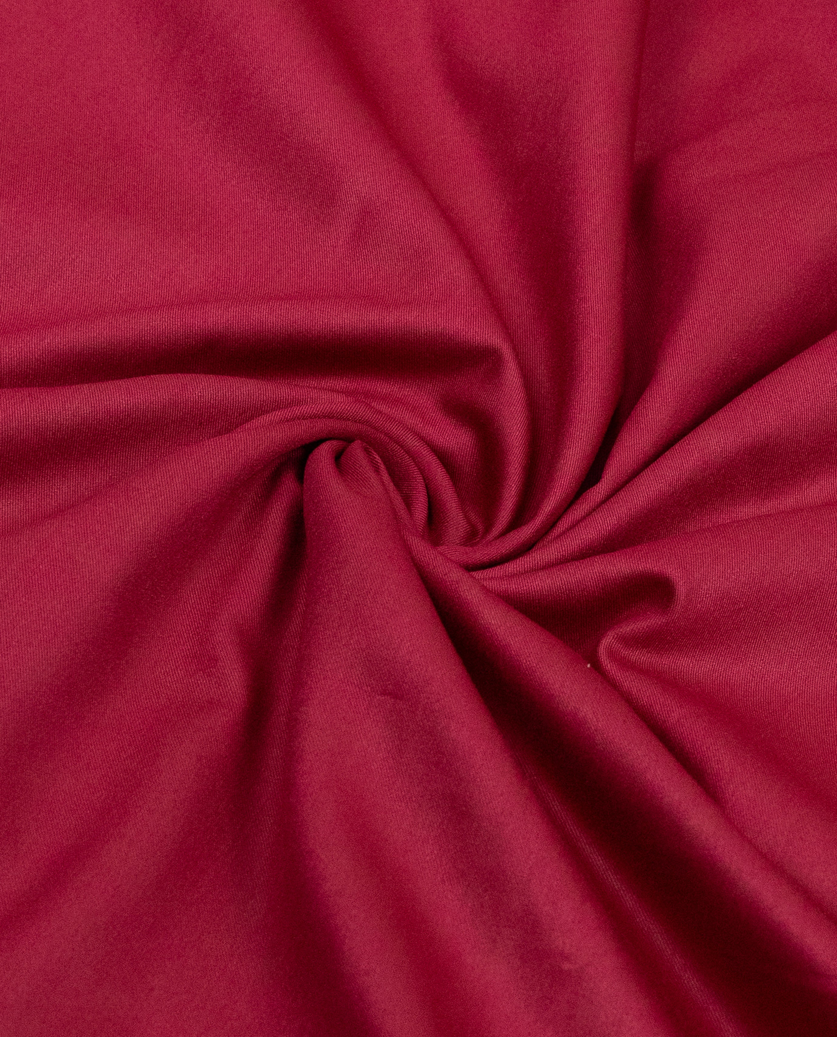 Cherry Red Rida With Smart Design Heavy Look Panel & Floral Golden Lace