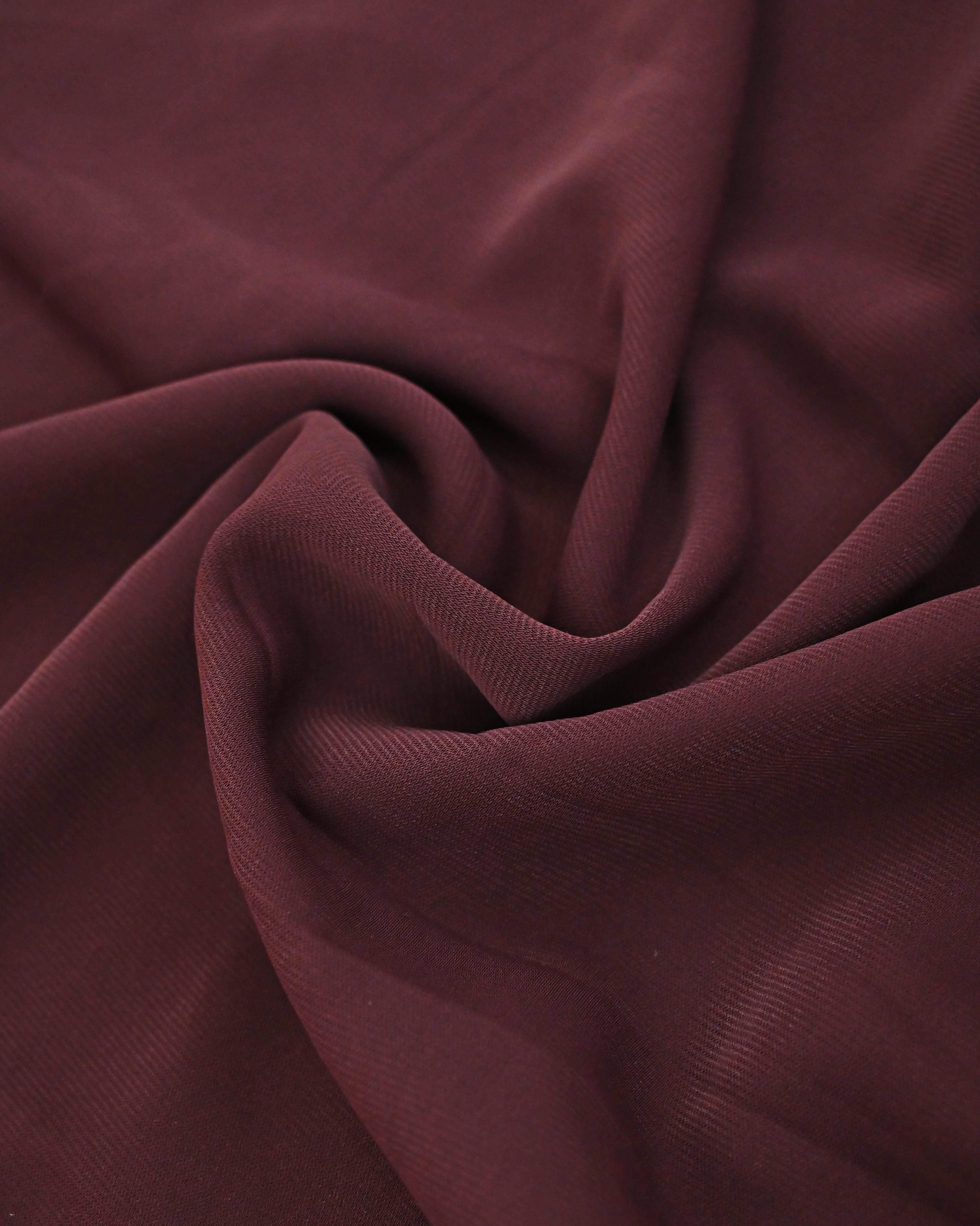 Wine Abaya Rida With Smart Floral Lace & Dark Grey Abaya Panel