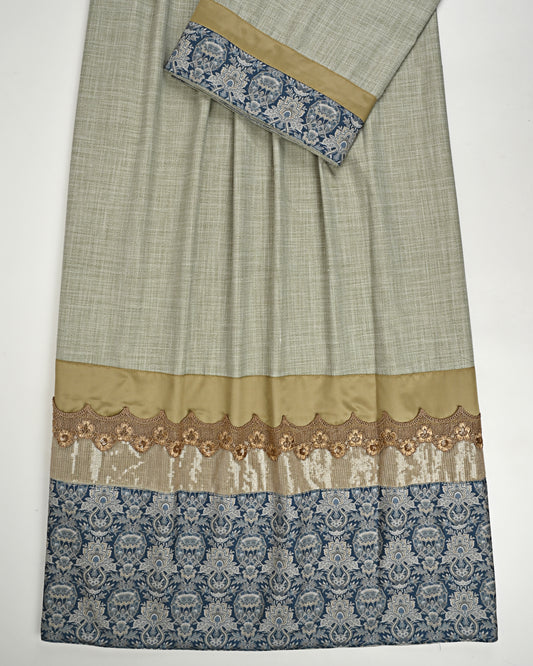 Sage Green Rida With Smart Sequence Lacing & Printed Panel