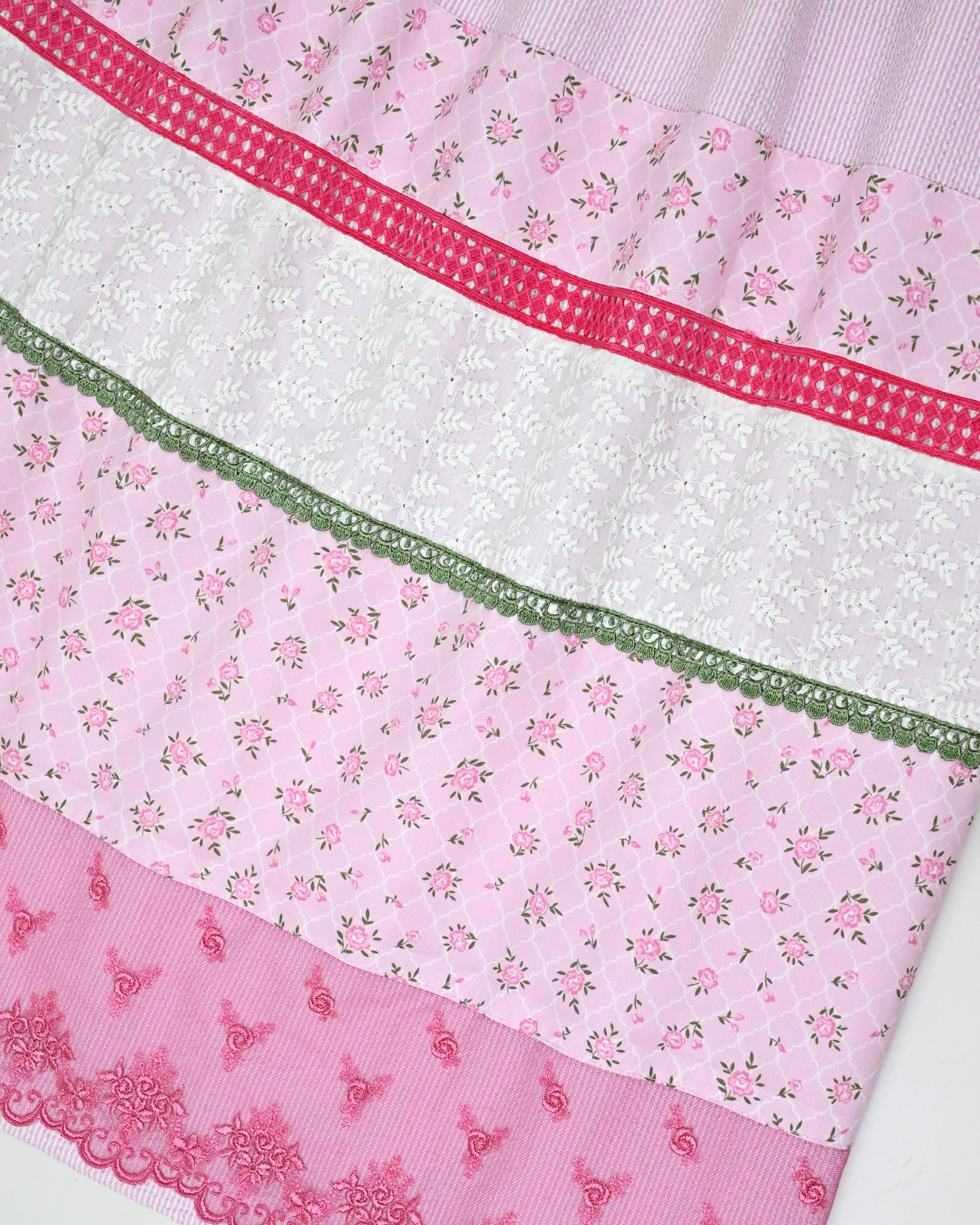 Light Pink Popcorn Rida With Smart Floral Panel & Smart Lacing