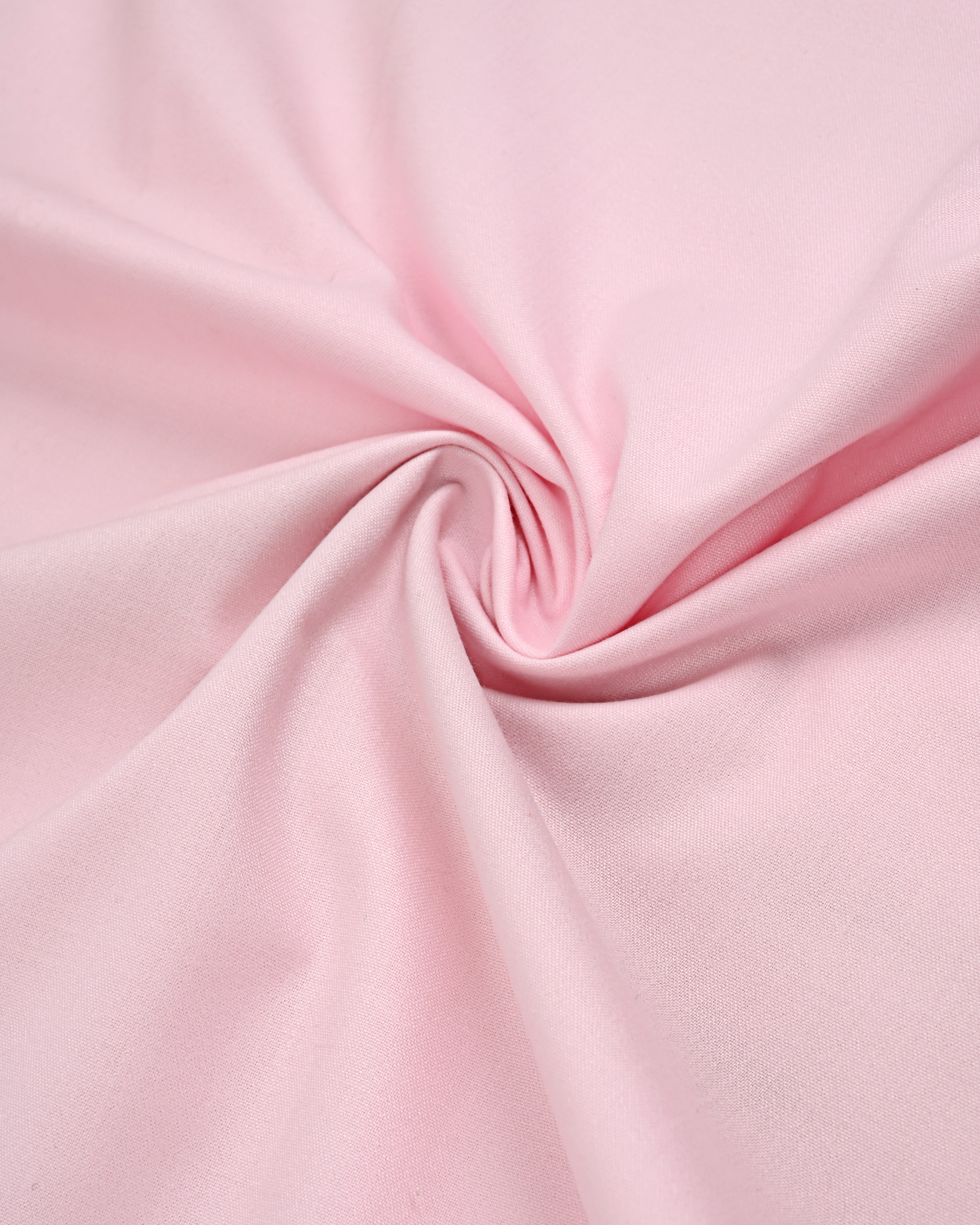 Baby Pink Rida With Smart Lace Panel & Floral Applique With Aari TouchUp