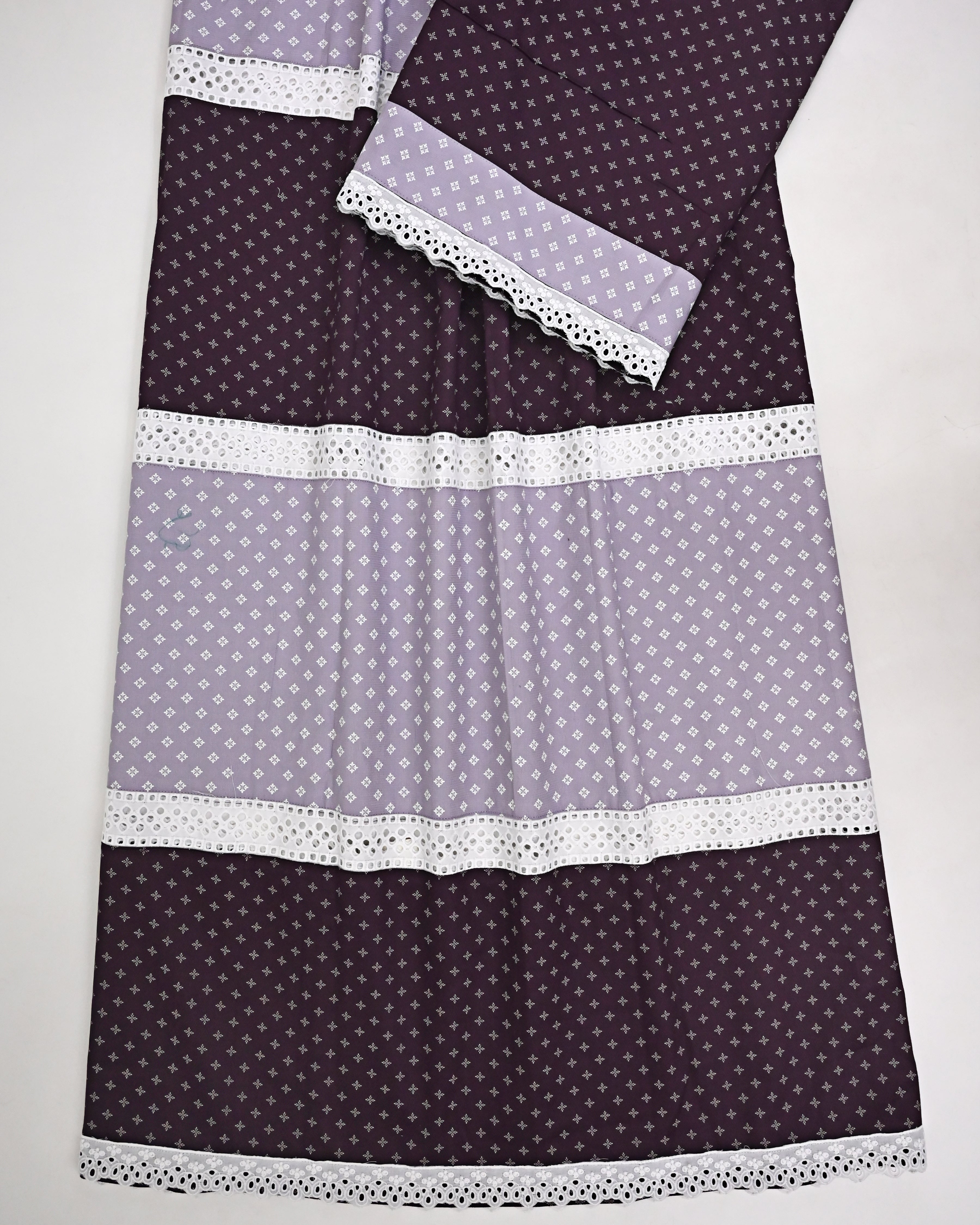 Magenta & Grey Printed Rida With Smart Pattern & Smart Lacing