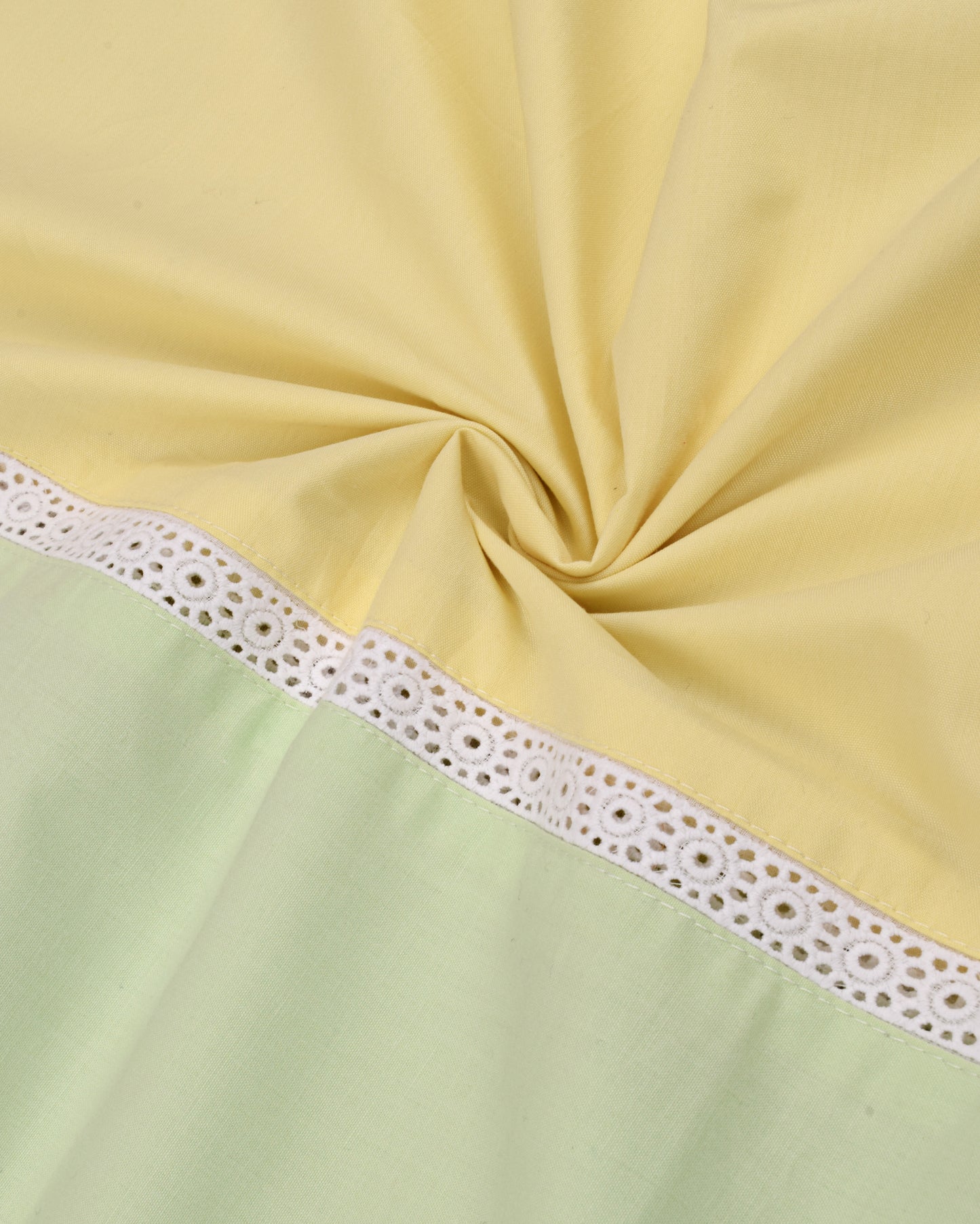 Lemon Yellow Green Rida With Smart Pattern & Embriodery Work