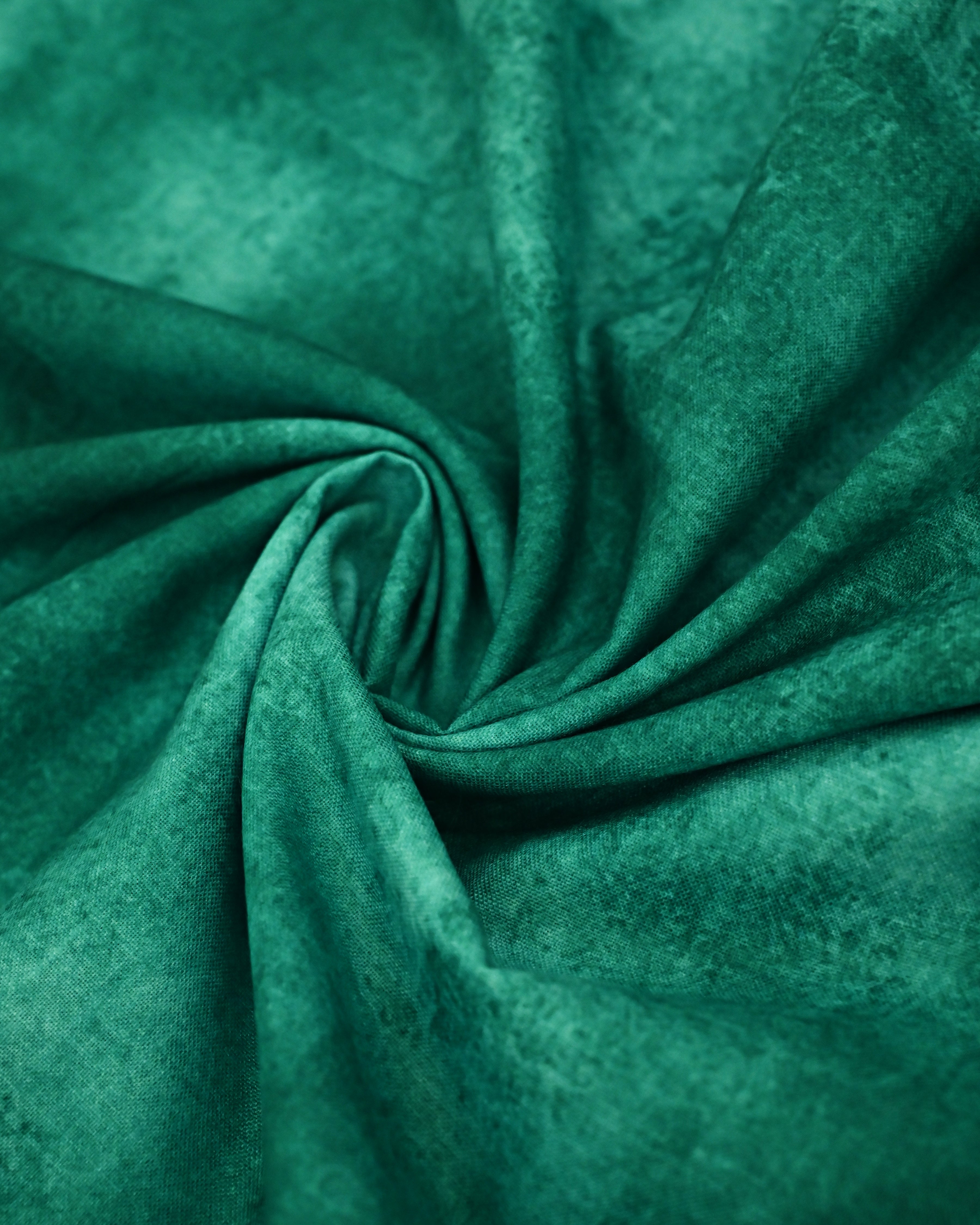 Deep Forest Green Jodi With Smart Lace & Panel With Green Doted Dupatta