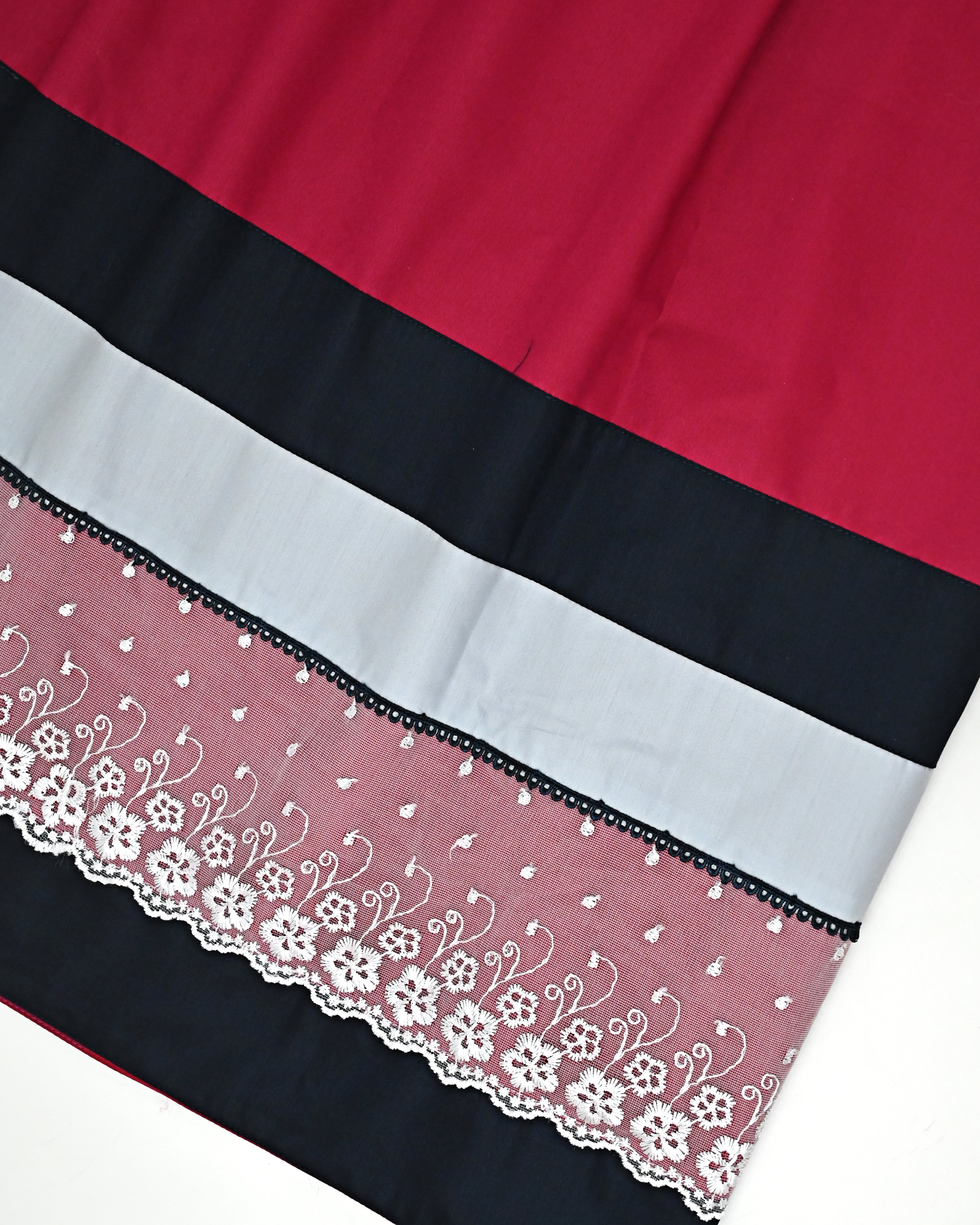 Wine Red Rida With Smart Plain Panel & Smart Lacing