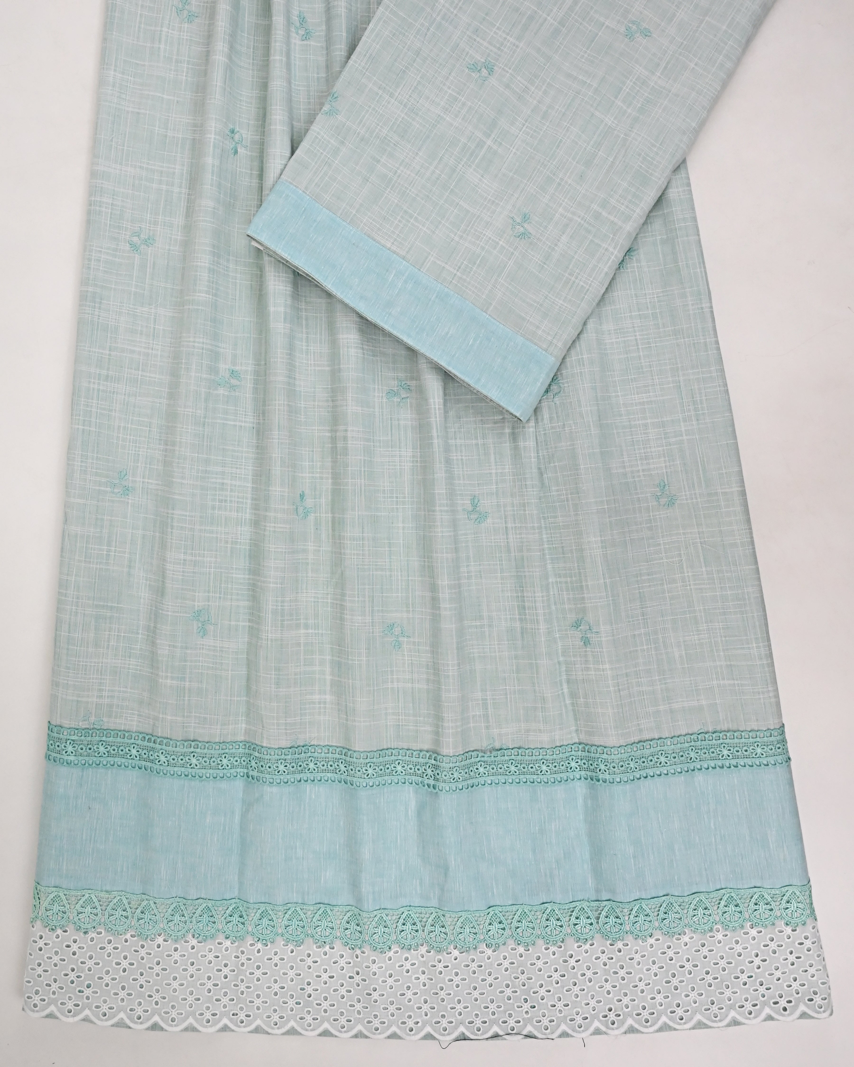Seafoam Green Rida With Smart Plain Panel Smart Lacing & All Over Booties