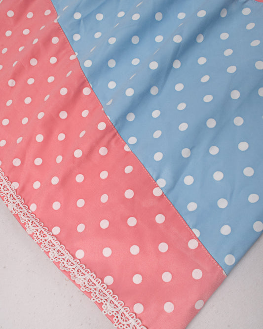 Onion Pink & Blue White Dots With Smart & Fancy Pattern
