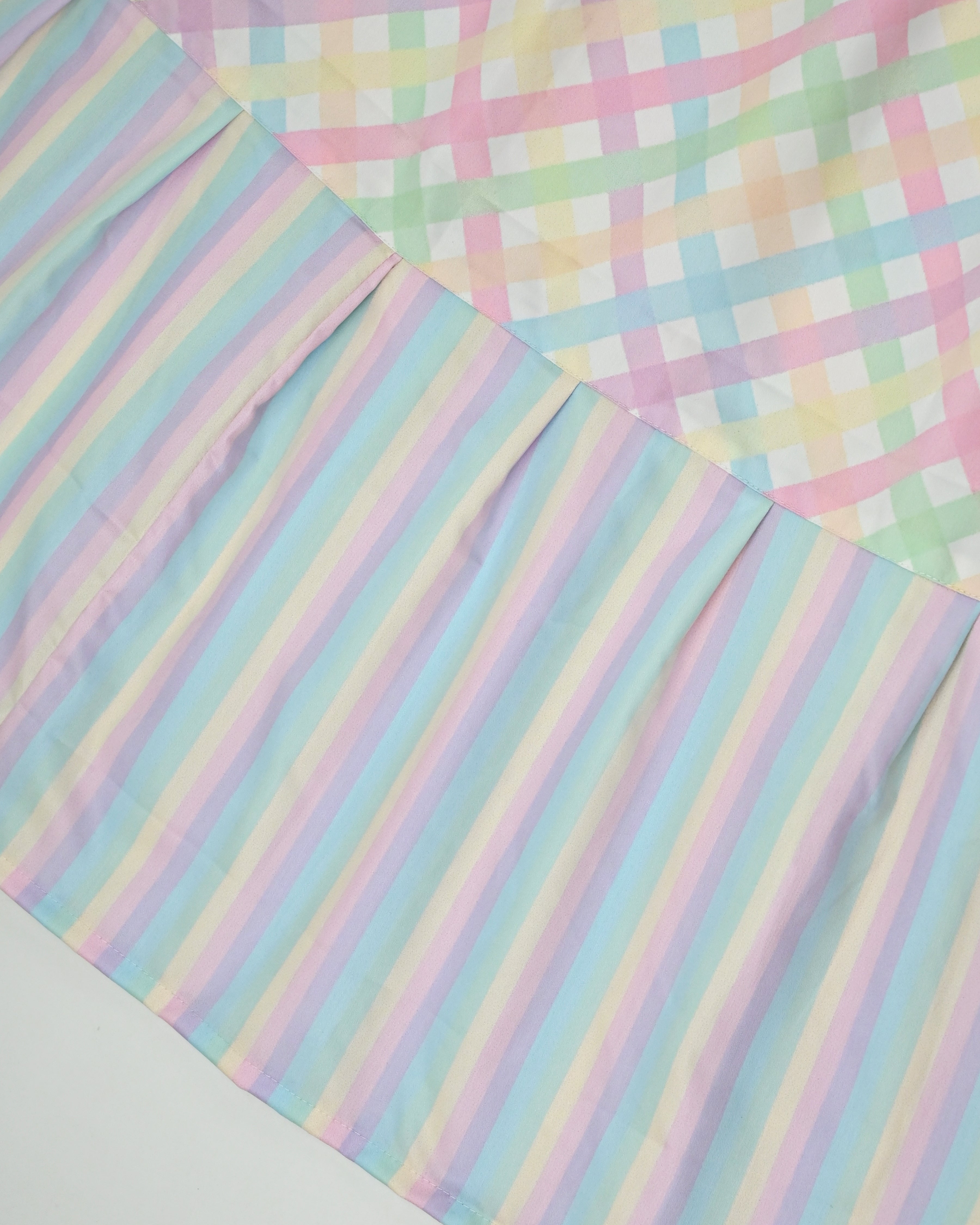 Multi Color Checks Different Pattern & Skirt Style Rida