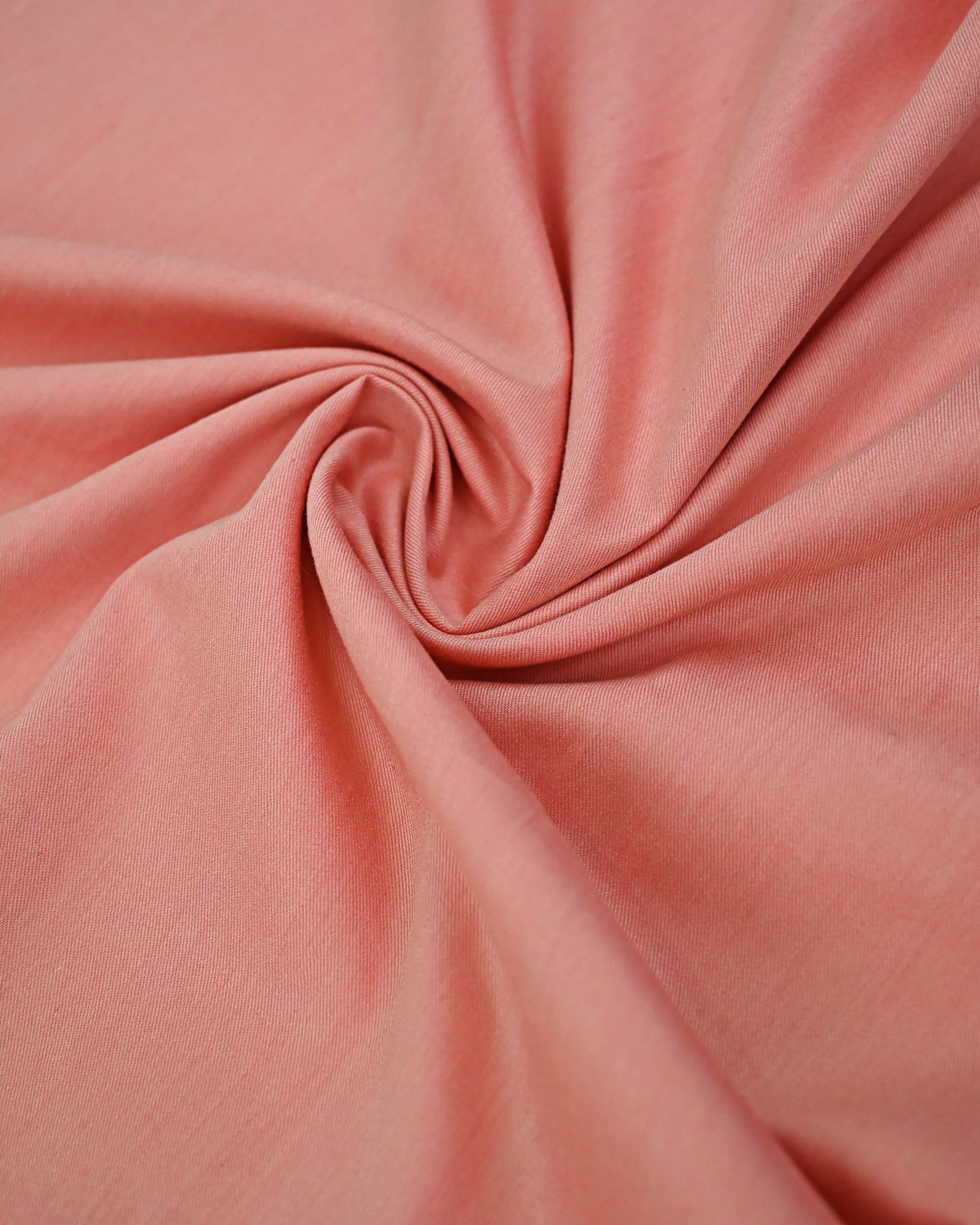 Coral Peach Rida With Smart Checks Panel & Smart Floral Applique Work