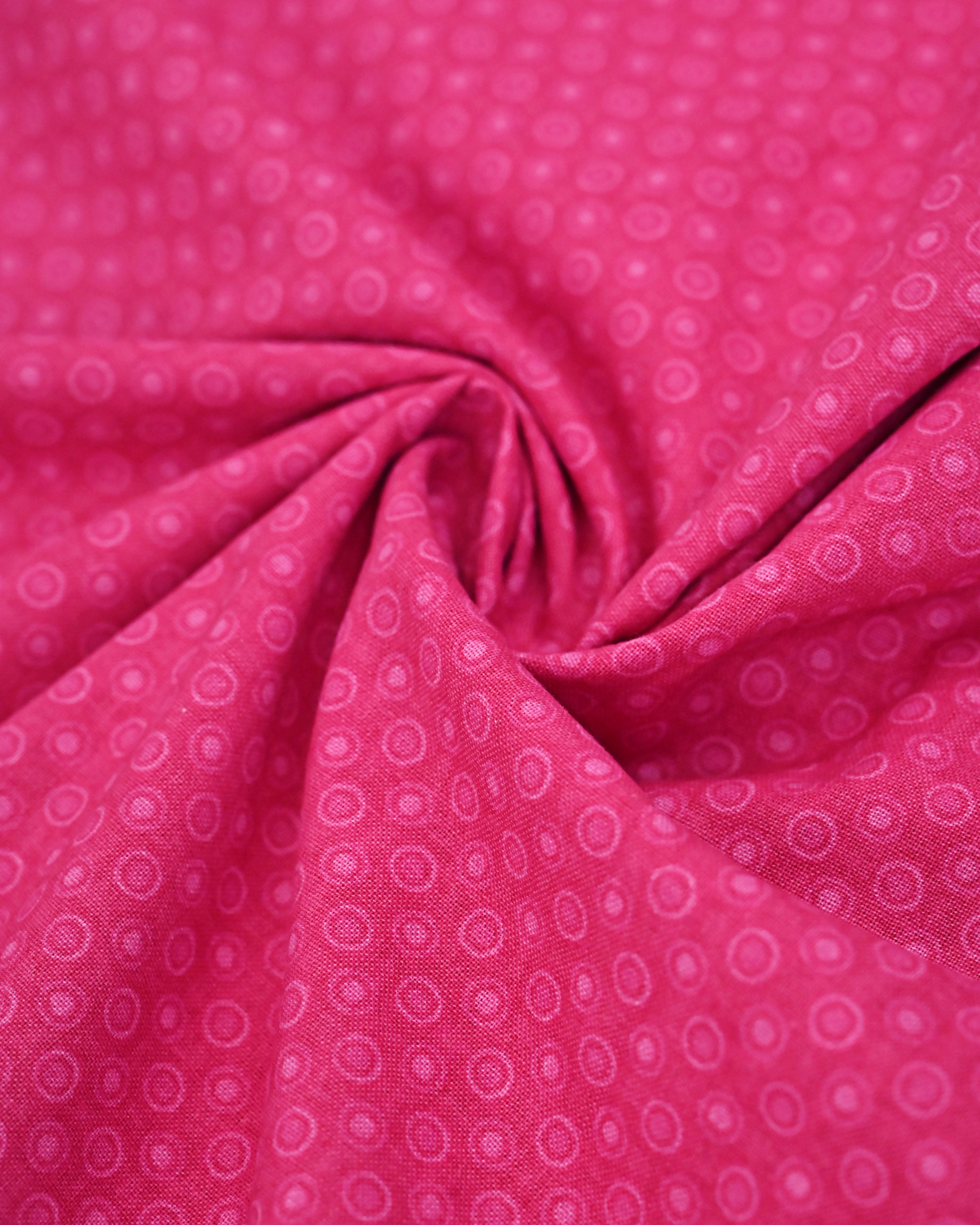 Hot Pink Rida With Smart Black Floral Aari Work & Smart Black Lace Panel