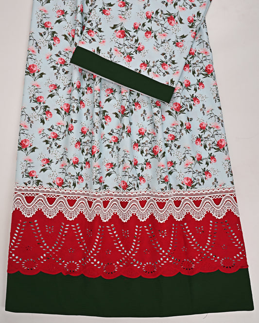 Sage Green Rida With Dark Pattern & Smart Work