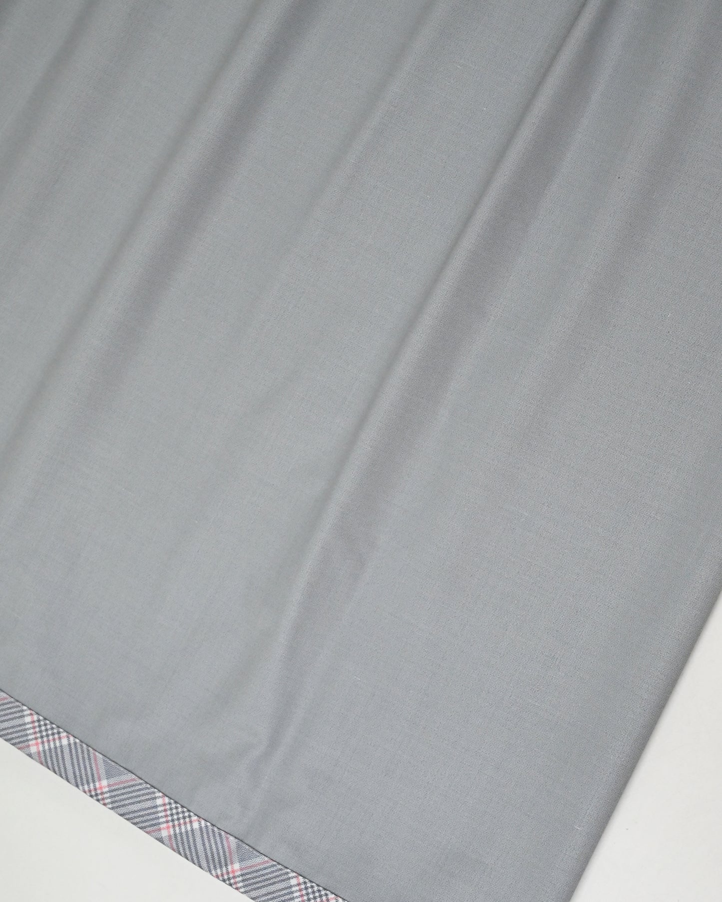 Light Grey Ohbat Rida With Small Checks Panel