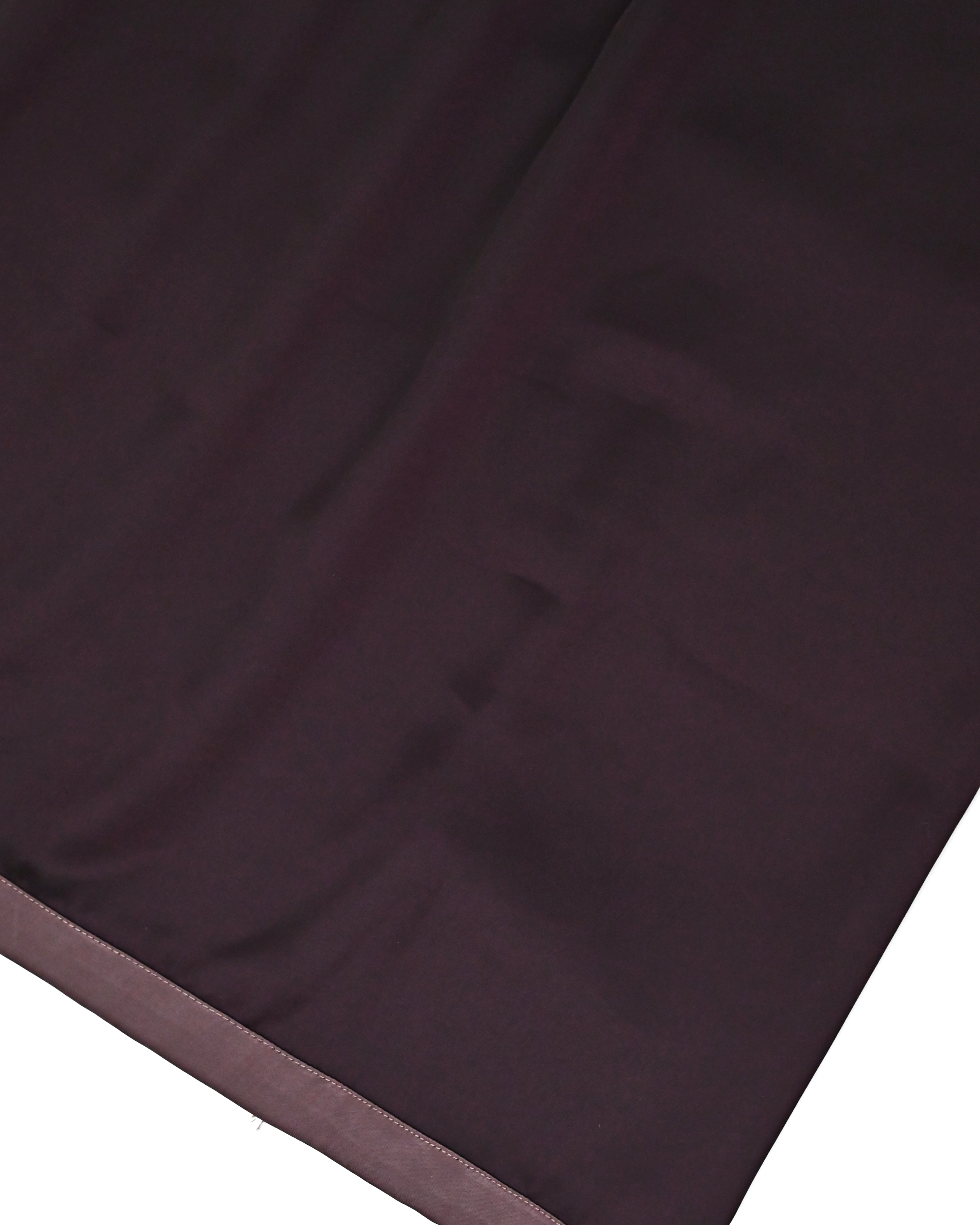 Dark Plum Abaya Ohbat Rida With Small Patti