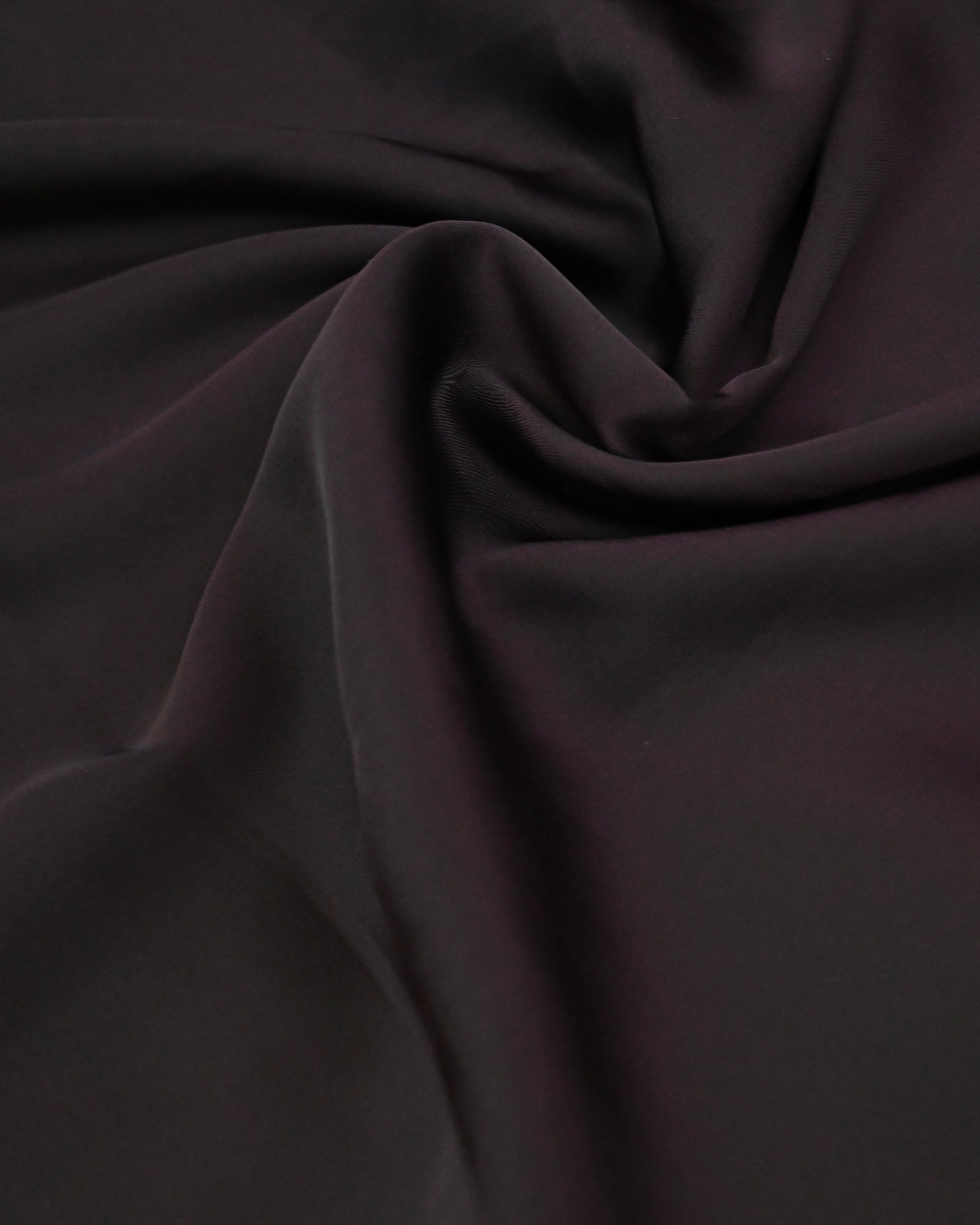 Dark Plum Abaya Ohbat Rida With Small Patti
