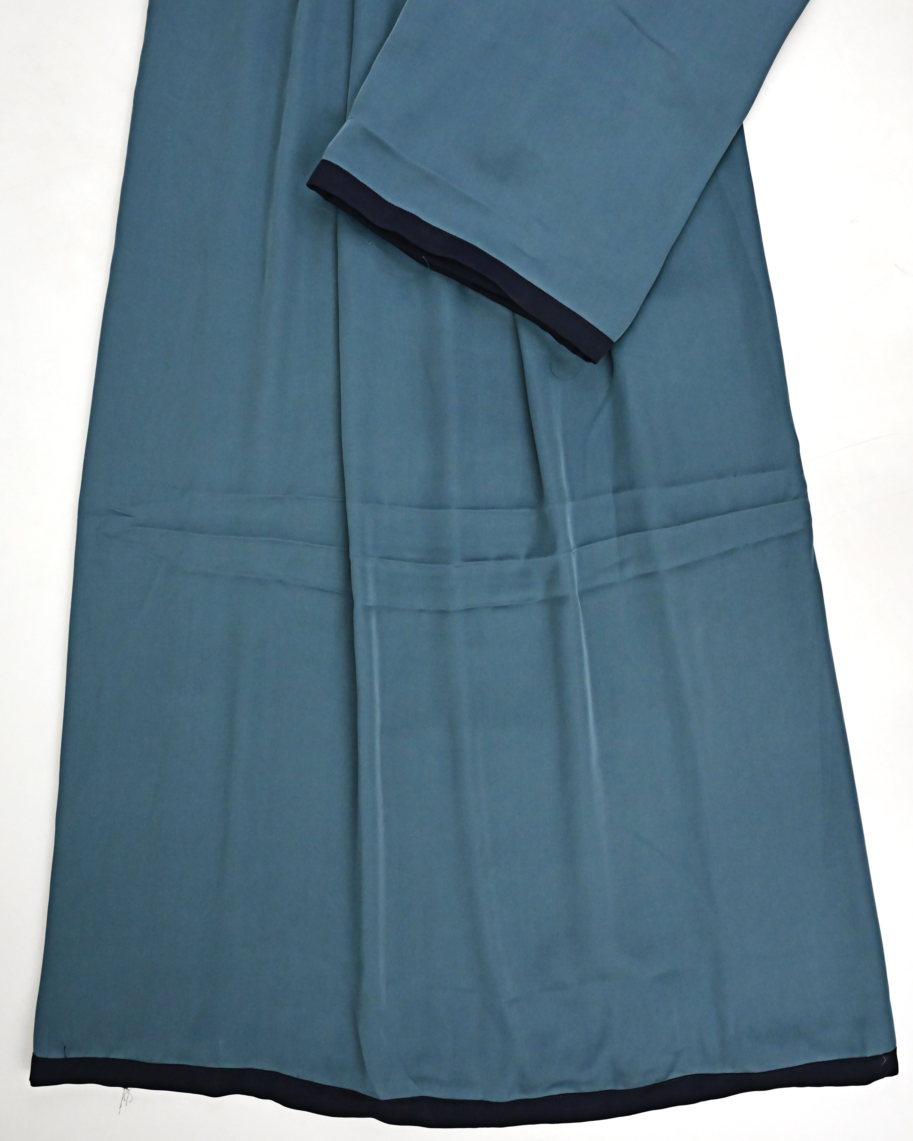 Airforce Blue Abaya Ohbat Rida With Black Abaya Patti