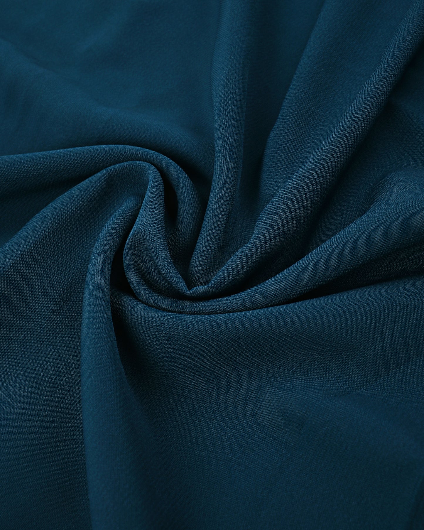 Dark Petrol Blue Abaya Rida With Smart Brown Abaya Panel & Black Lace-1300/-