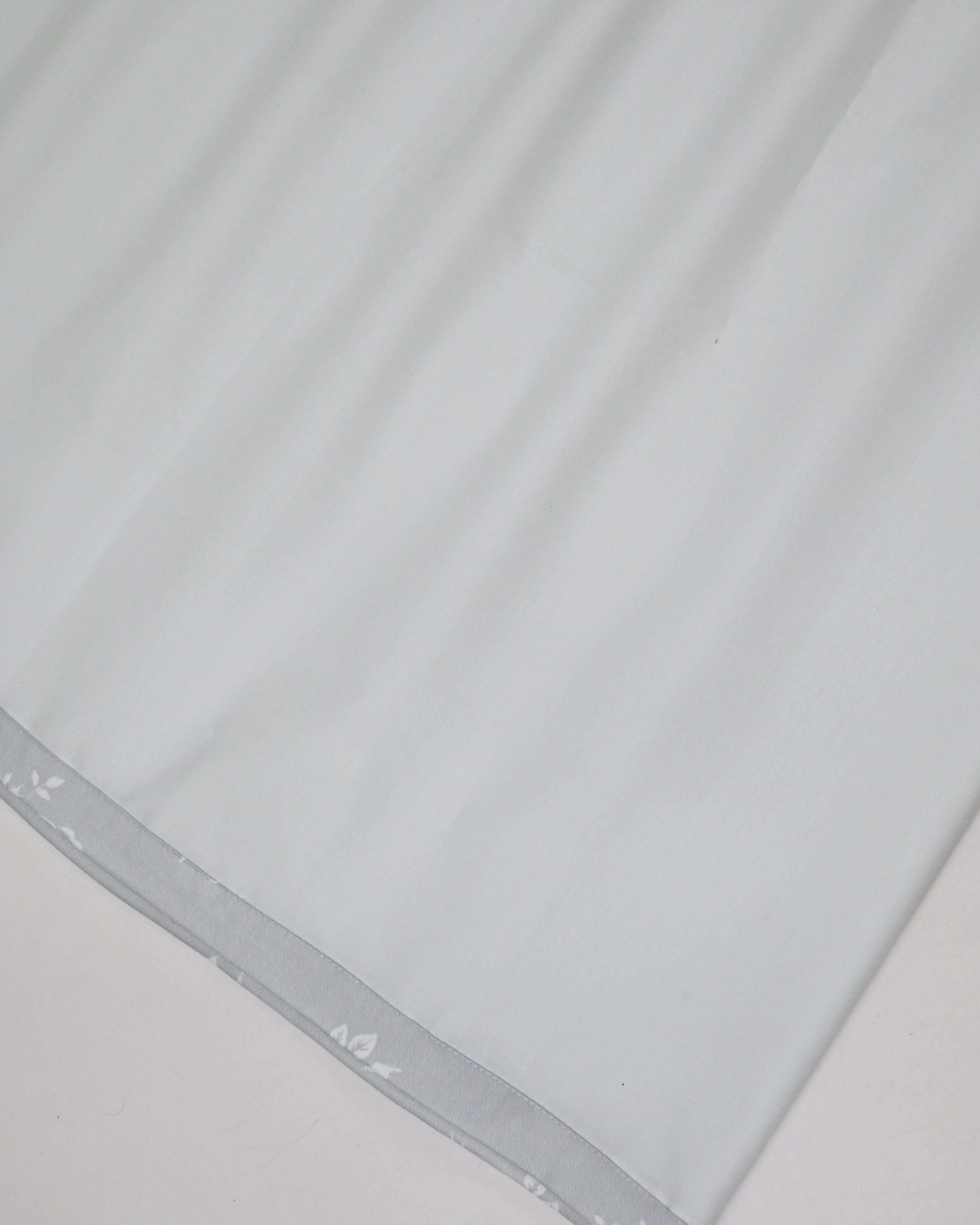Light Sea Green Ohbat Rida With Smart Single Patti Panel
