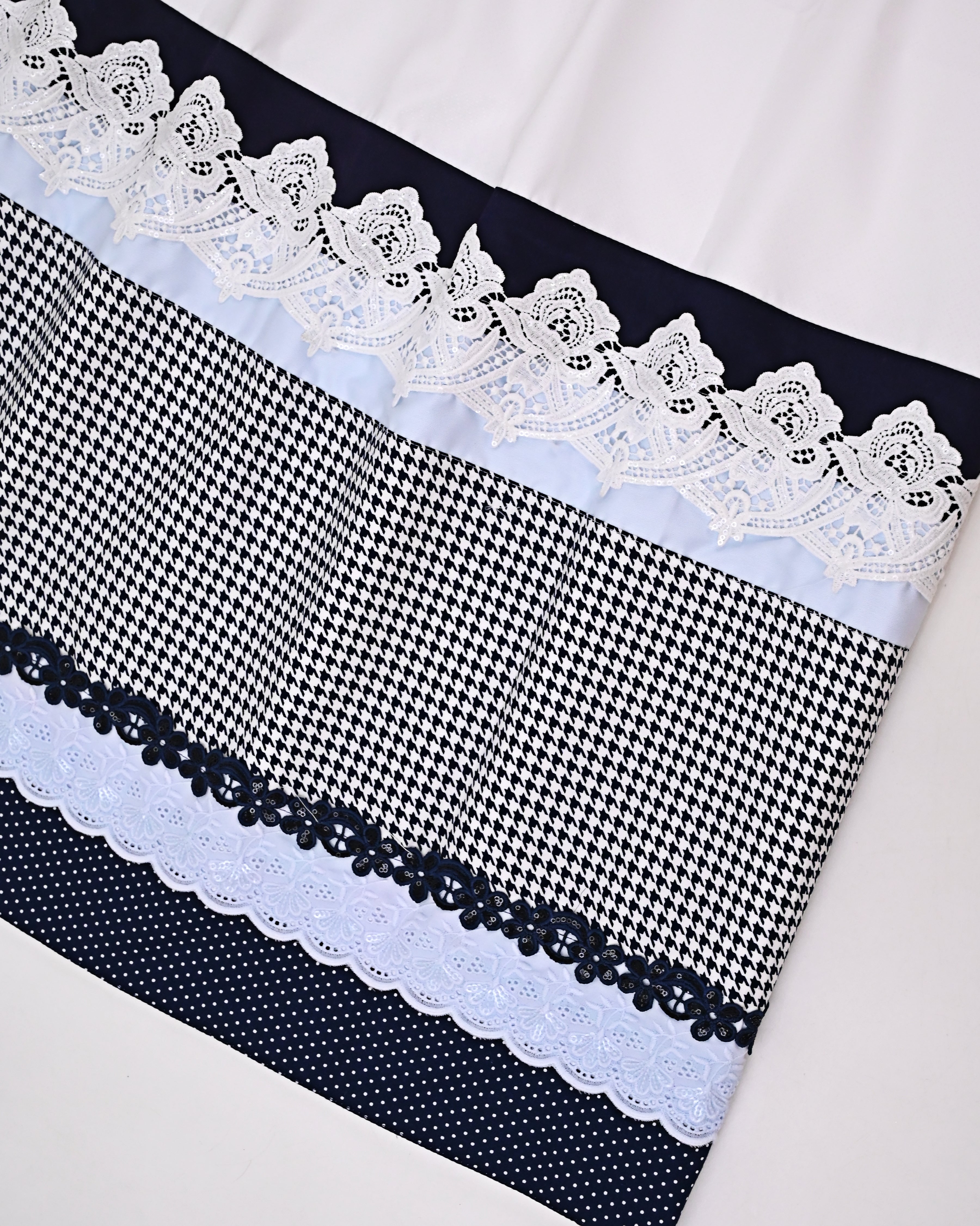 Milky White Rida With Smart Black & White Print Panel & Smart Lacing-2450/-