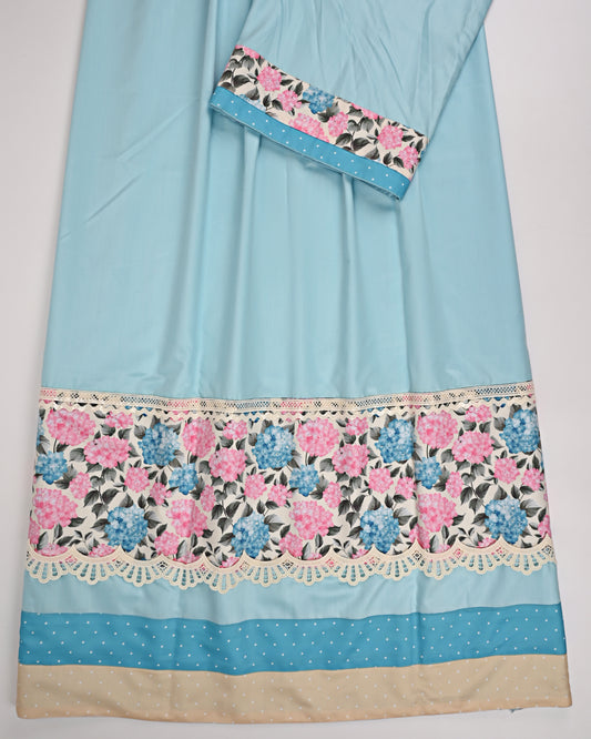 Light Blue Rida With Floral Dots Panel & Smart Lacing
