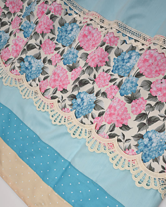Light Blue Rida With Floral Dots Panel & Smart Lacing