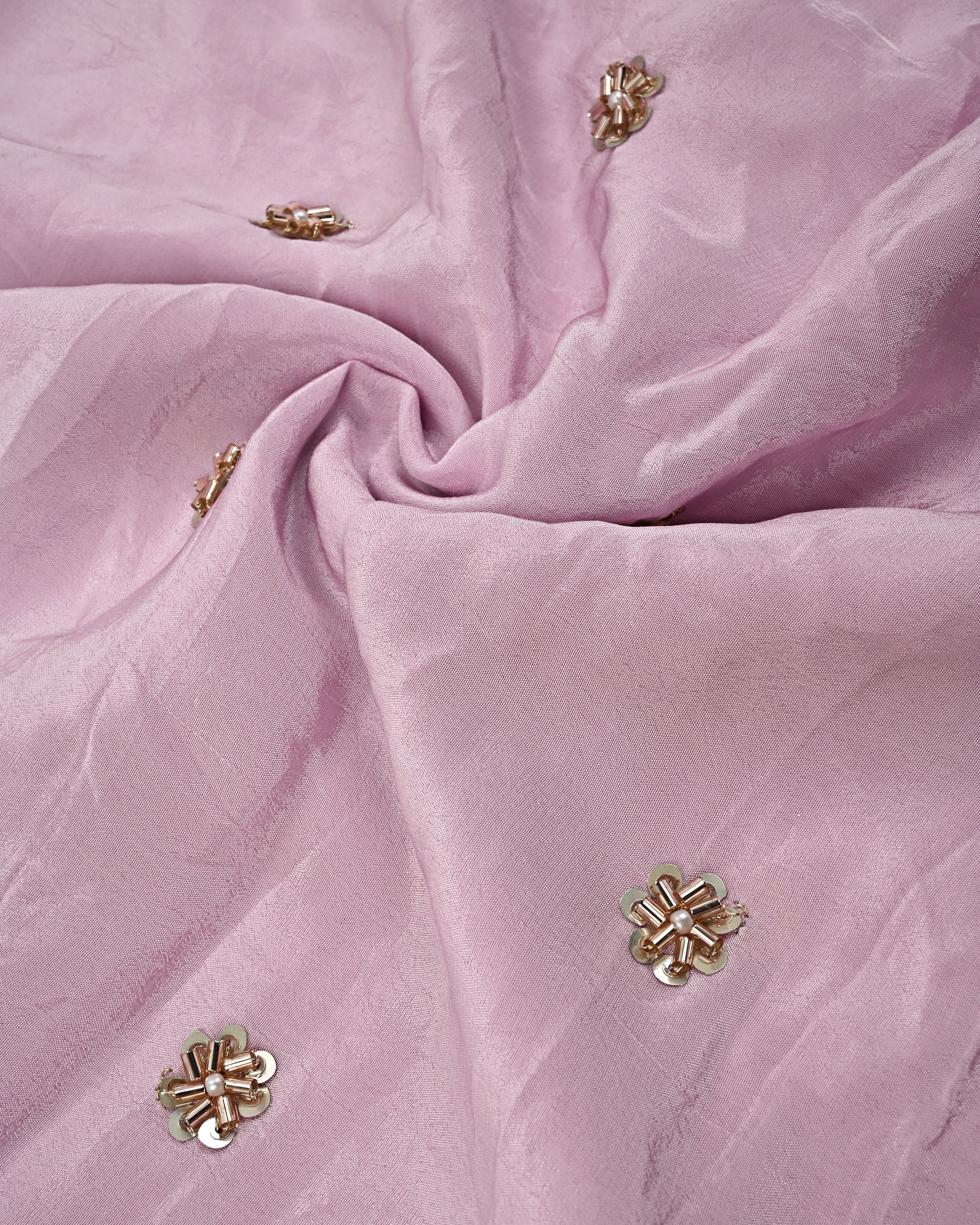 Light Purple RCJ With All Over Booties & Heavy Golden Lace/Dupatta With Lace